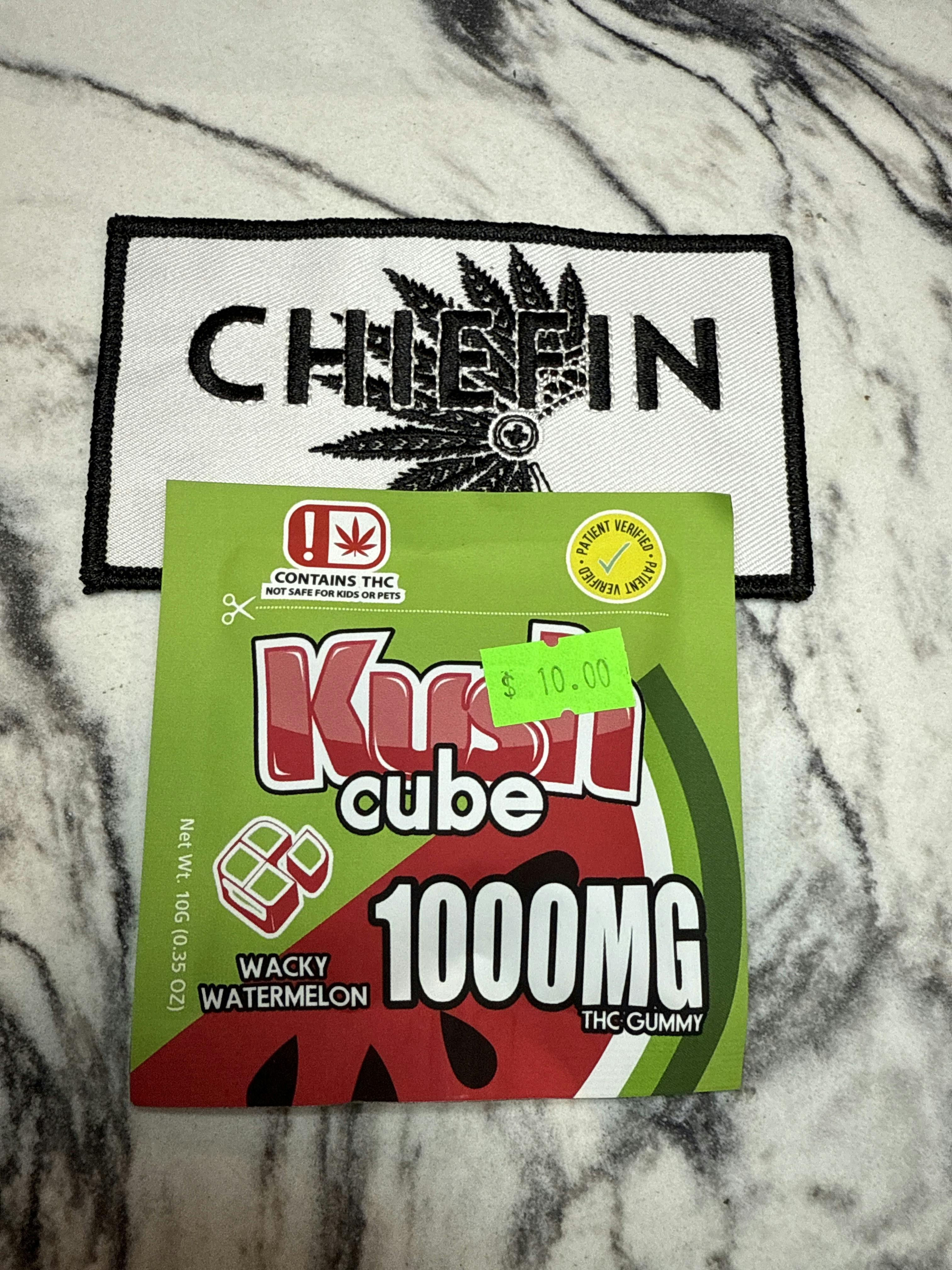 Kush Cube 1,000mg Wacky Watermelon SINGLE