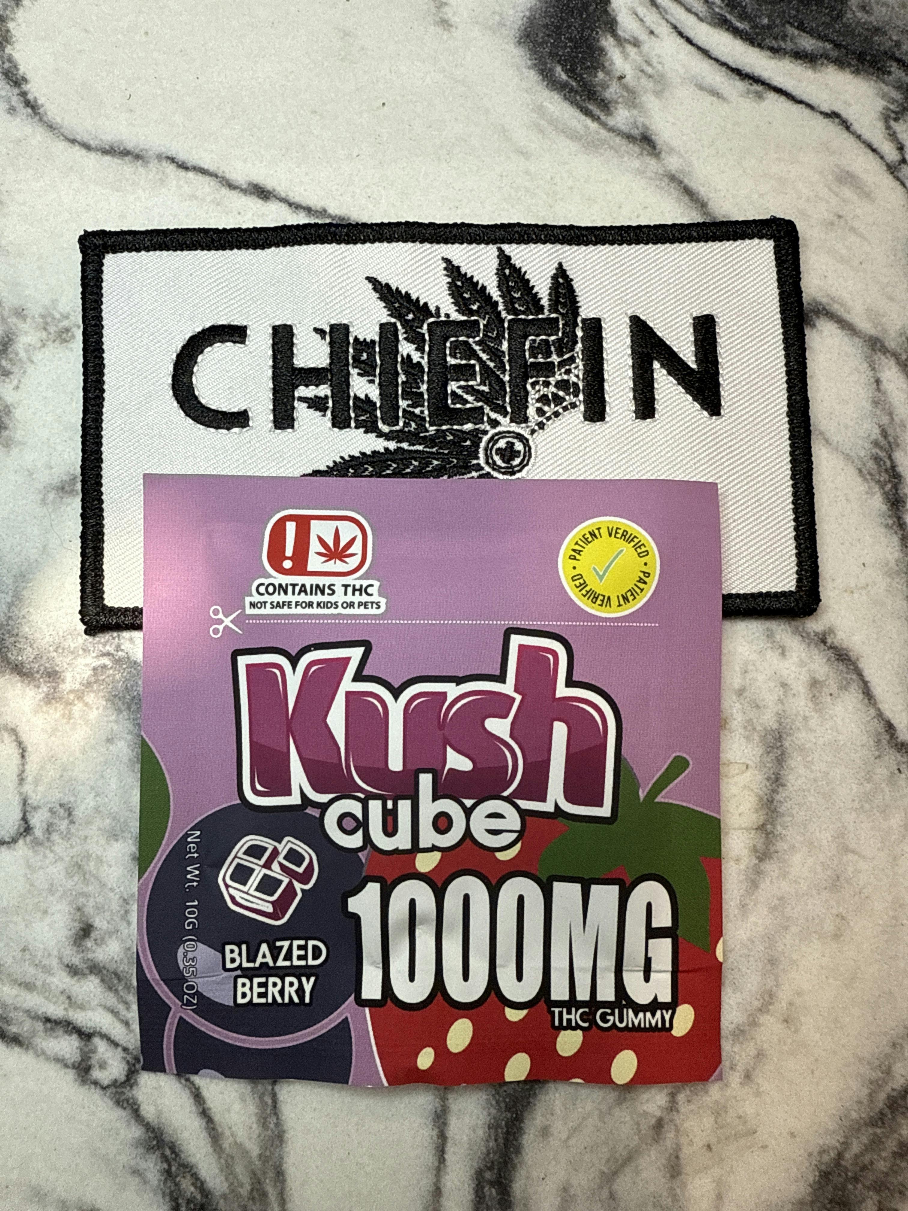 Kush Cube 1,000mg Blazed Berry SINGLE