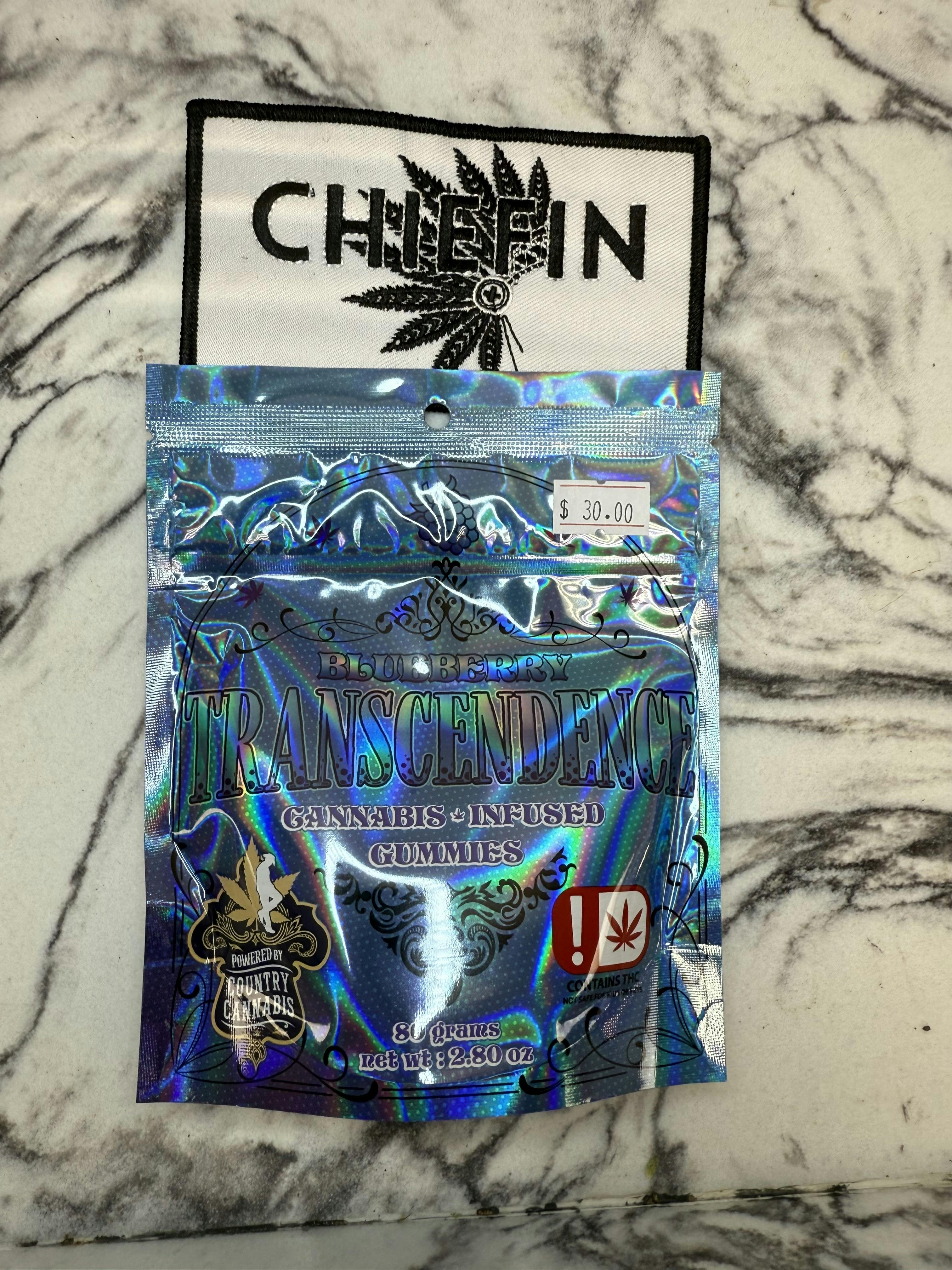 Blueberry | Transcendence Cannabis Infused Gummies | 1000MG THC