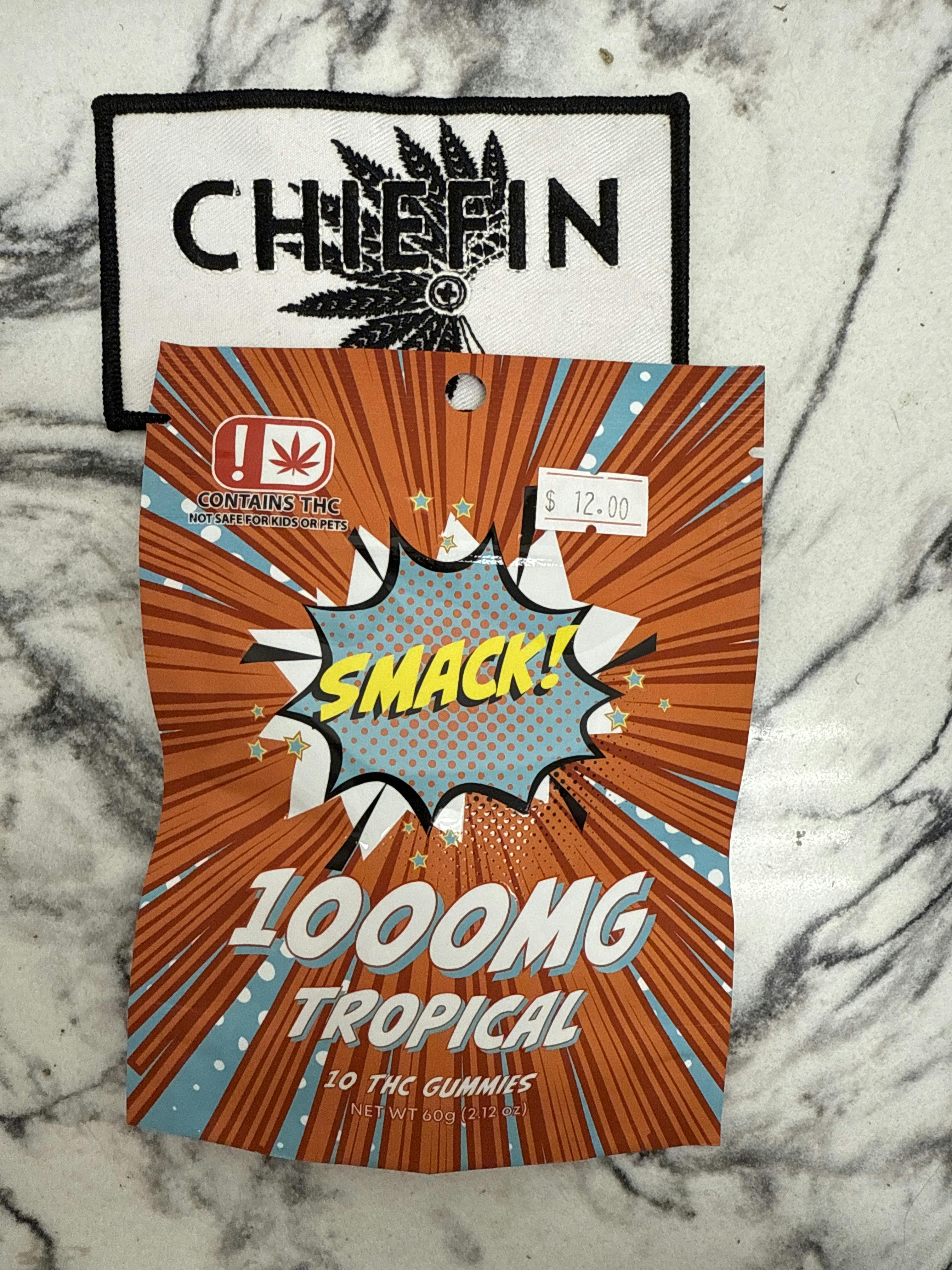 Smack! | Tropical Gummies (10ct.) | 1000mg