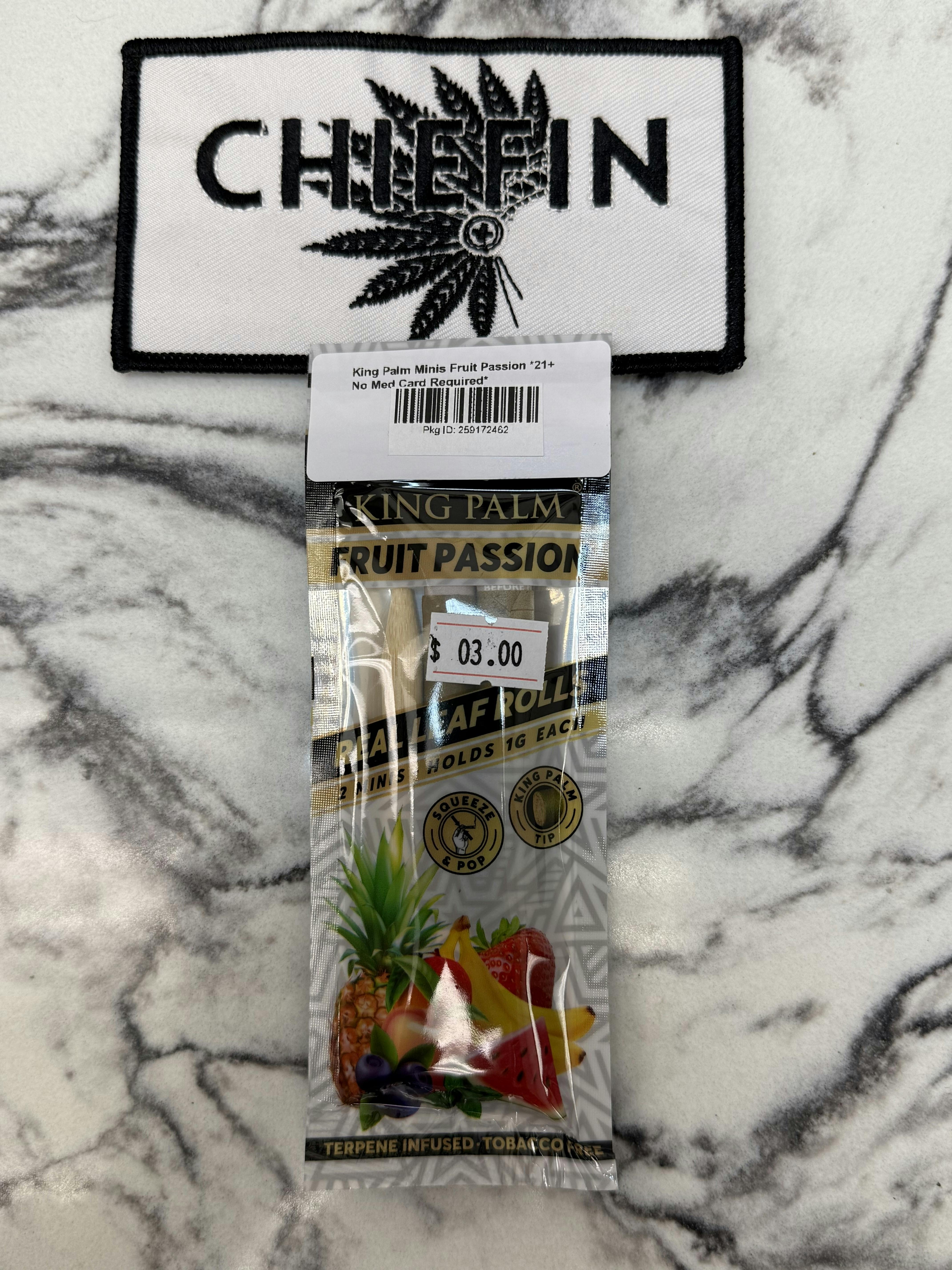 King Palm Mini Leaf Cones Fruit Passion *21+ NO MED CARD NEEDED*