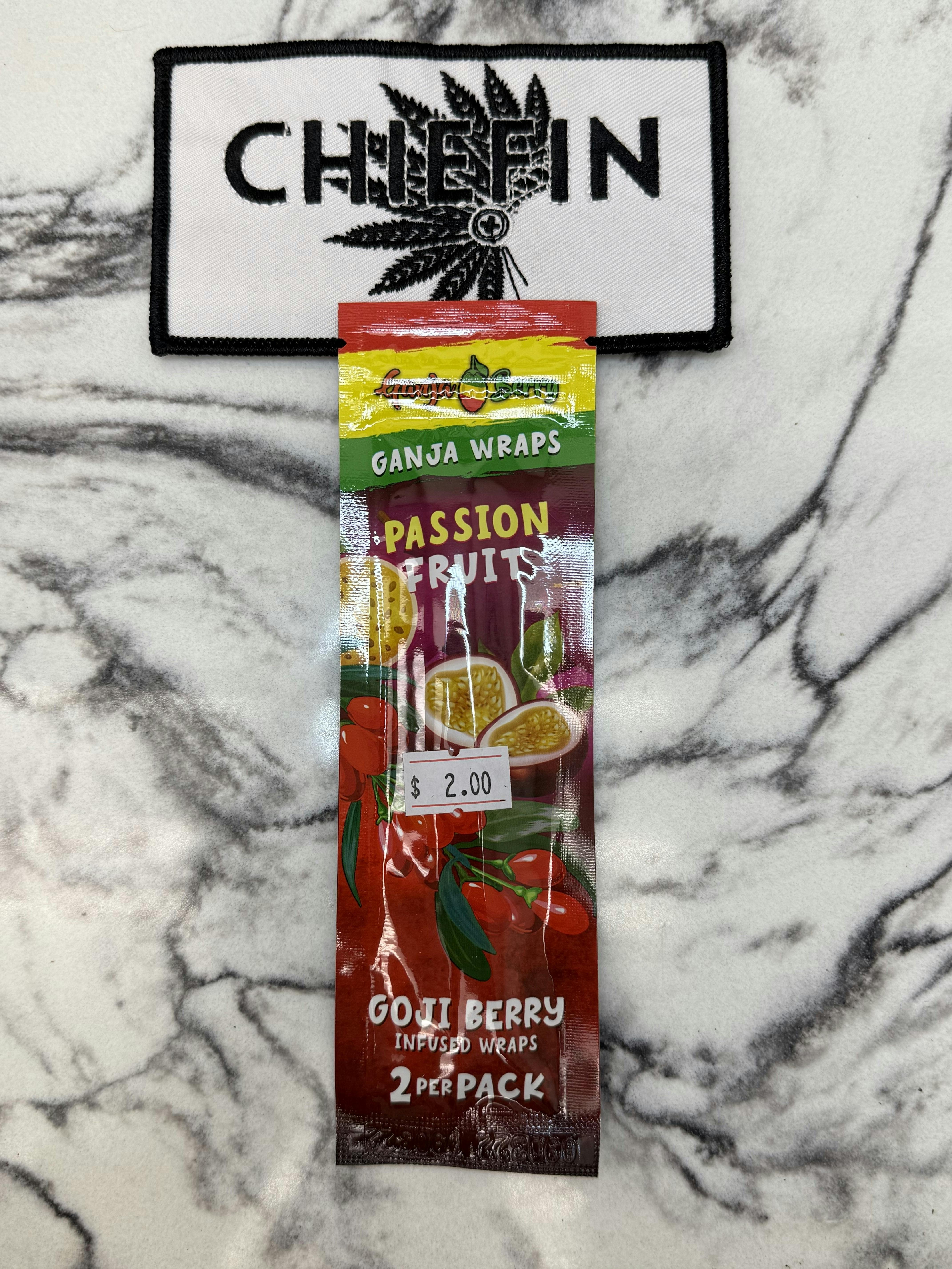Ganja Berry Wraps Passion Fruit *21+ NO MED CARD NEEDED*
