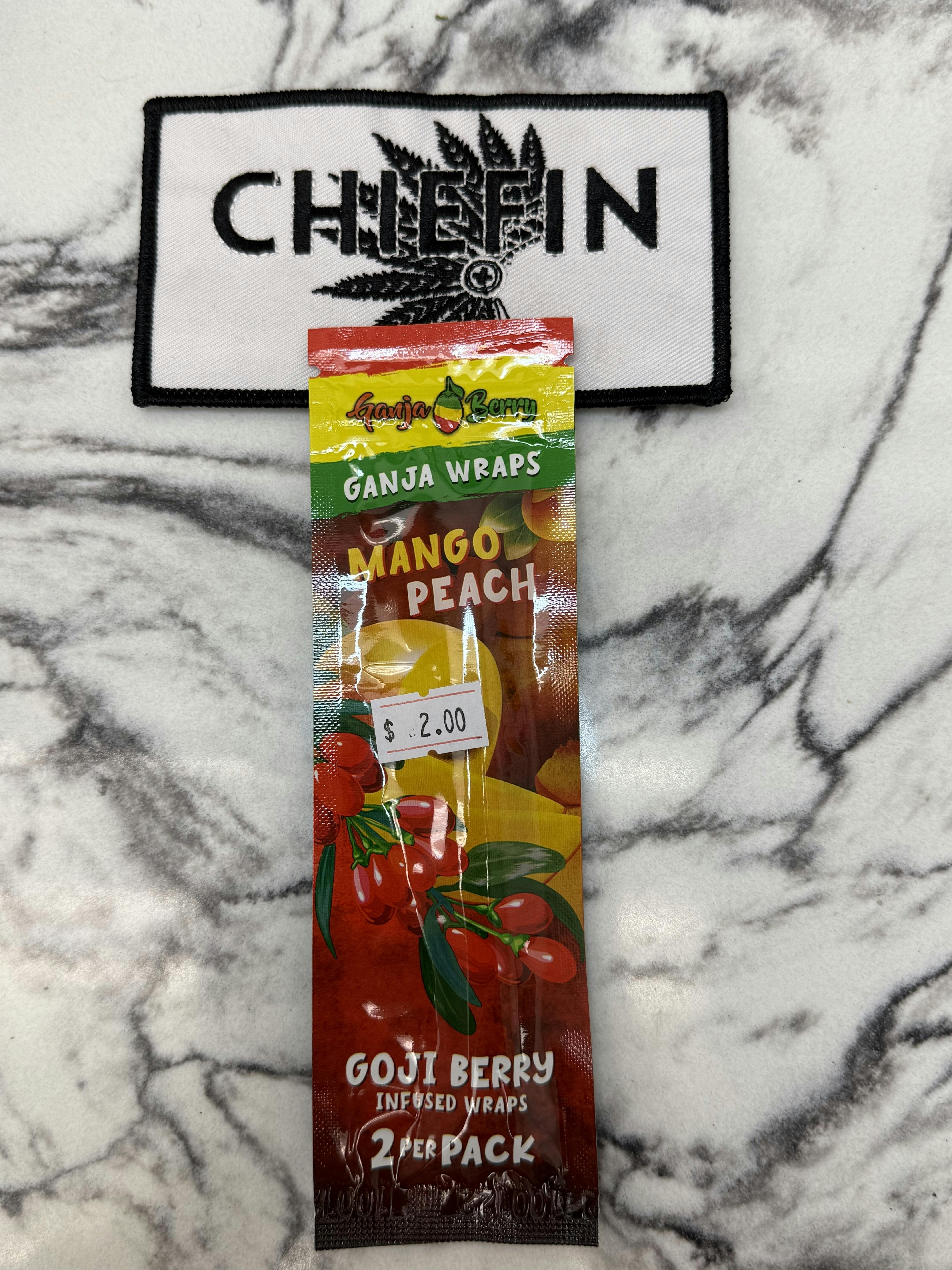 Ganja Berry Wraps Mango Peach *21+ NO MED CARD NEEDED*