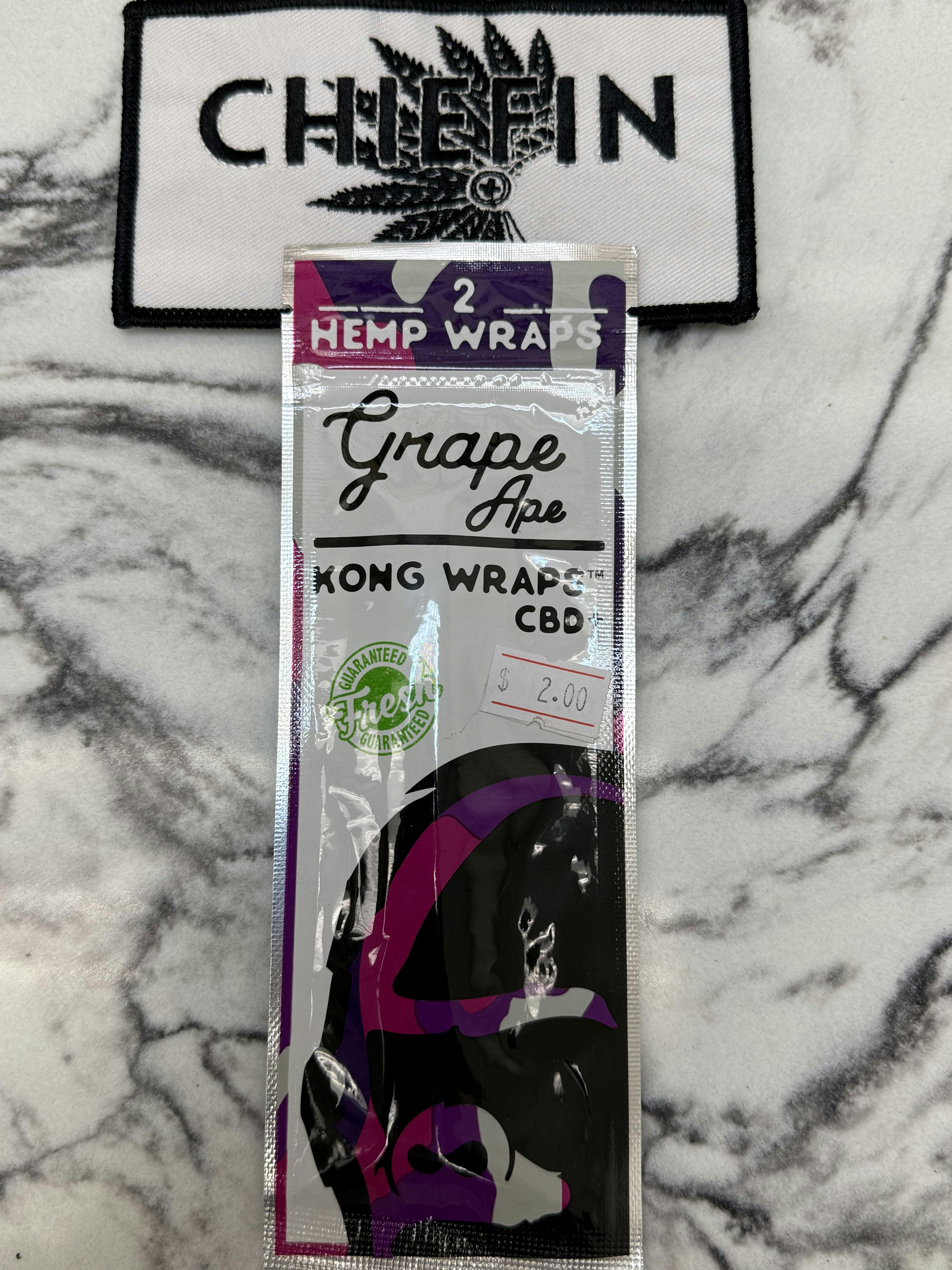 Kong Hemp Wraps Grape Ape *21+ NO MED CARD NEEDED*