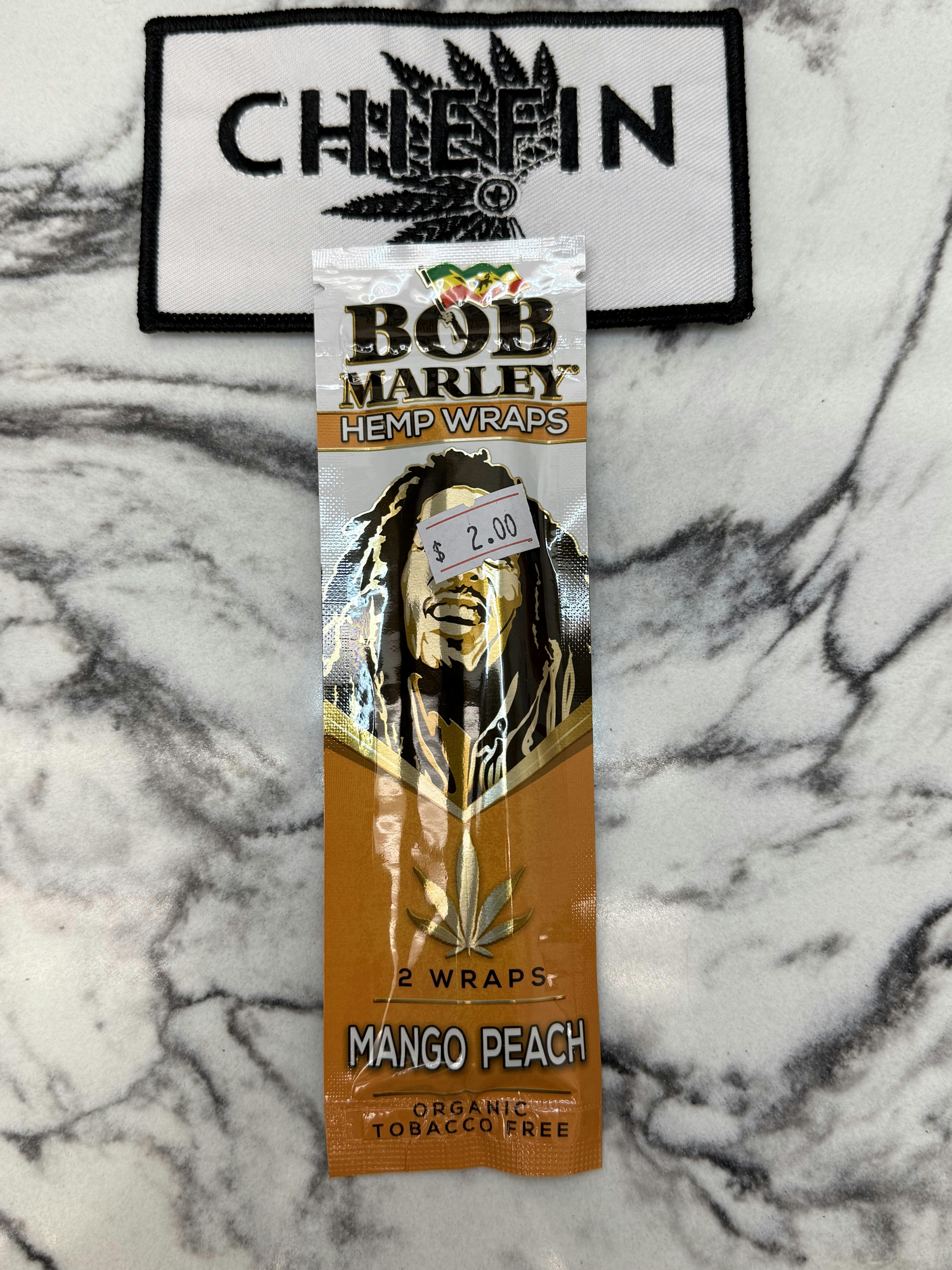 Bob Marley Hemp Wraps Mango Peach *21+ NO MED CARD NEEDED*