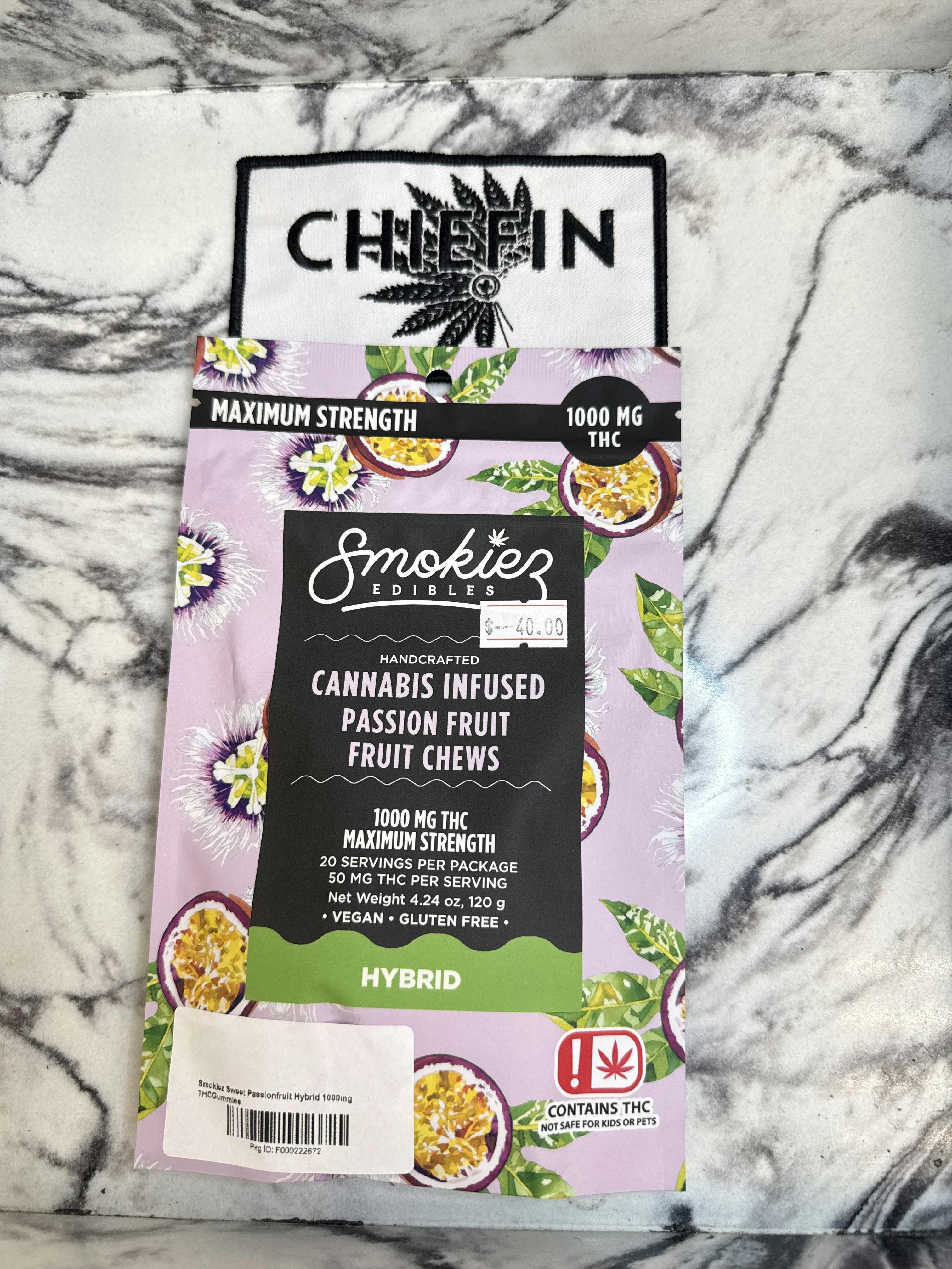 Passionfruit Gummies | 1000mg | 20ct | 50mg/ea