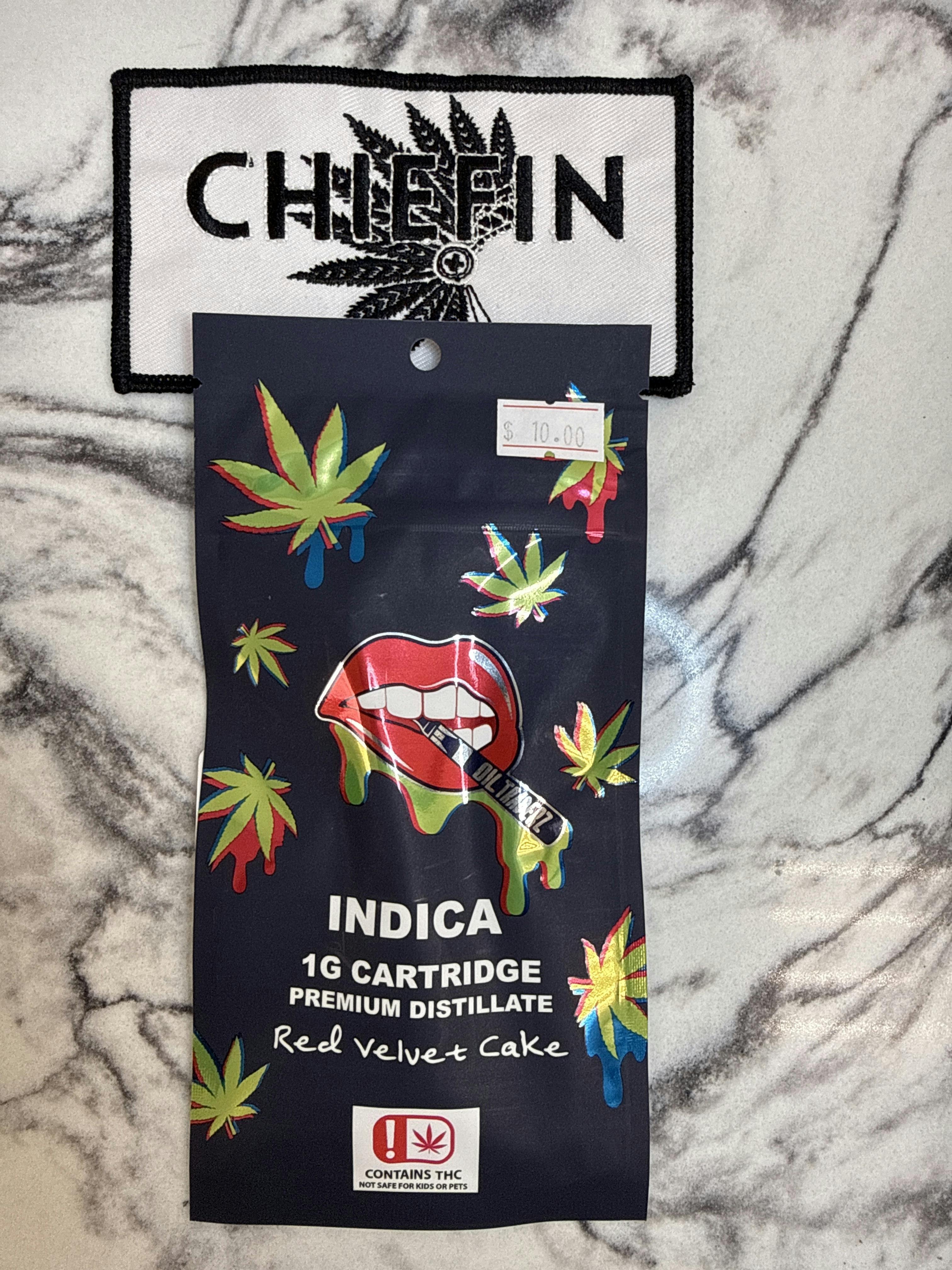 1g Red Velvet Cake Cartridge - Oil Traderz (Indica)