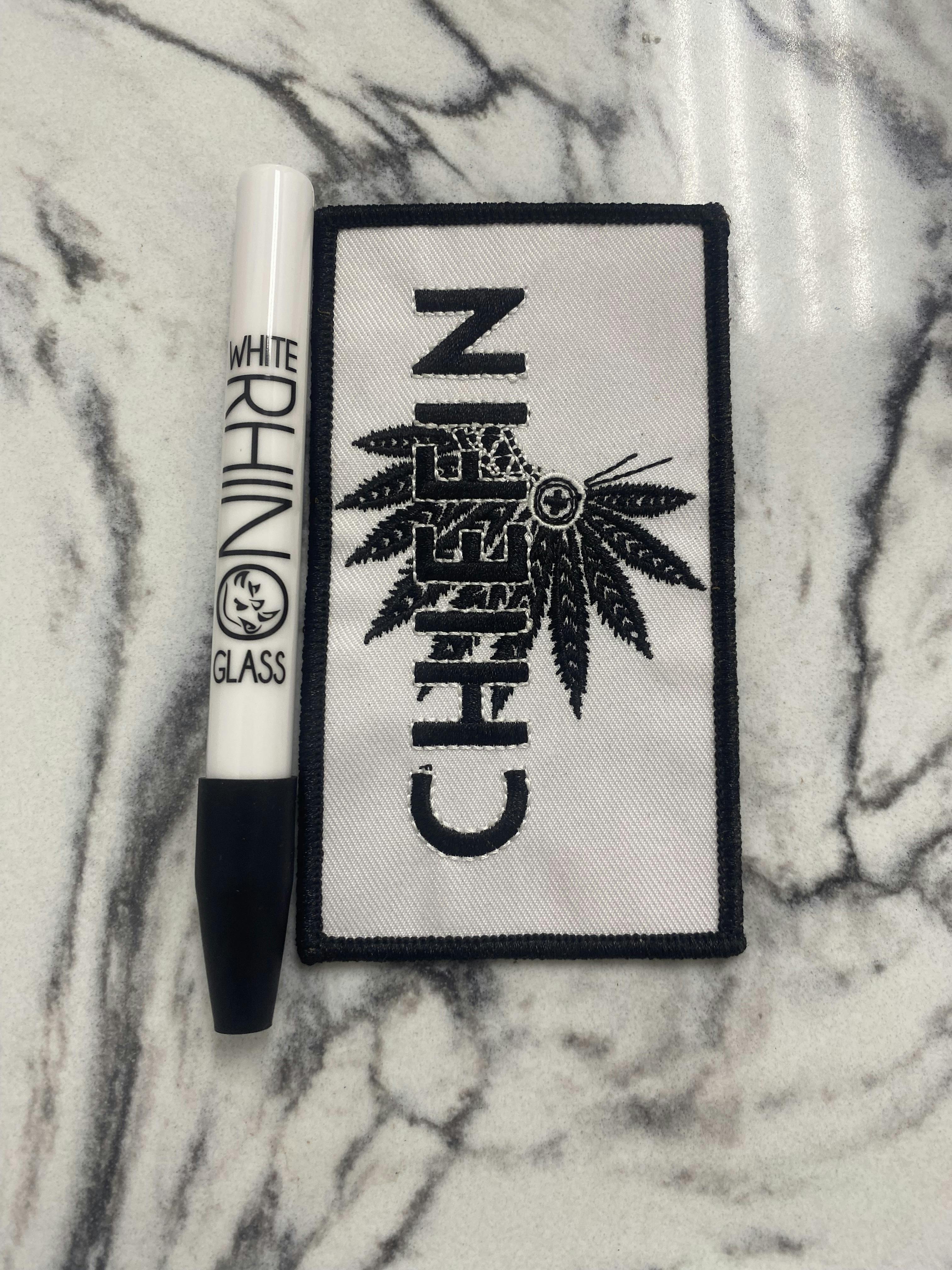 White Rhino Glass Straw * 21+ NO MED CARD REQUIRED*