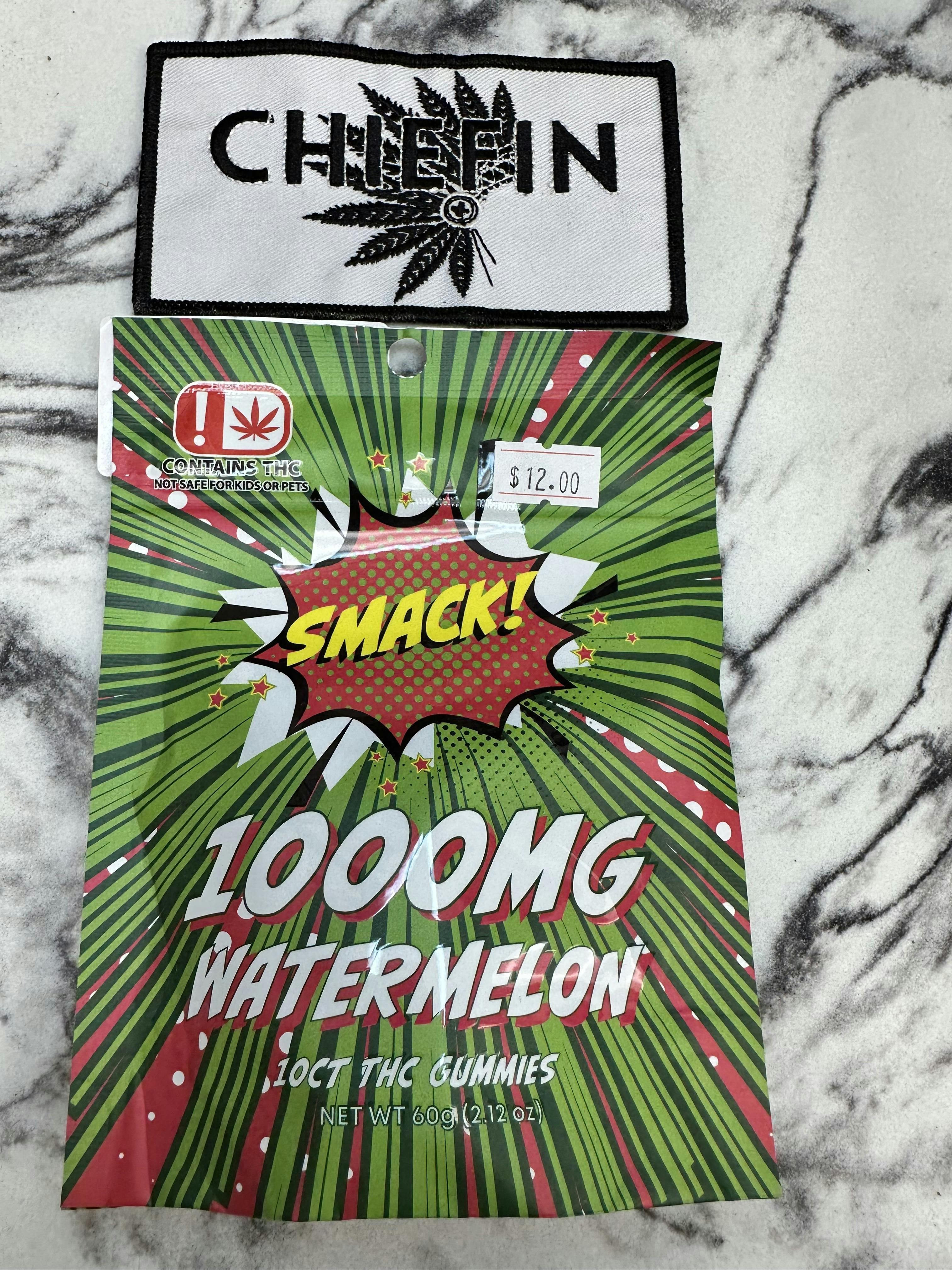 Smack! | Watermelon Gummies (10ct.) | 1000mg