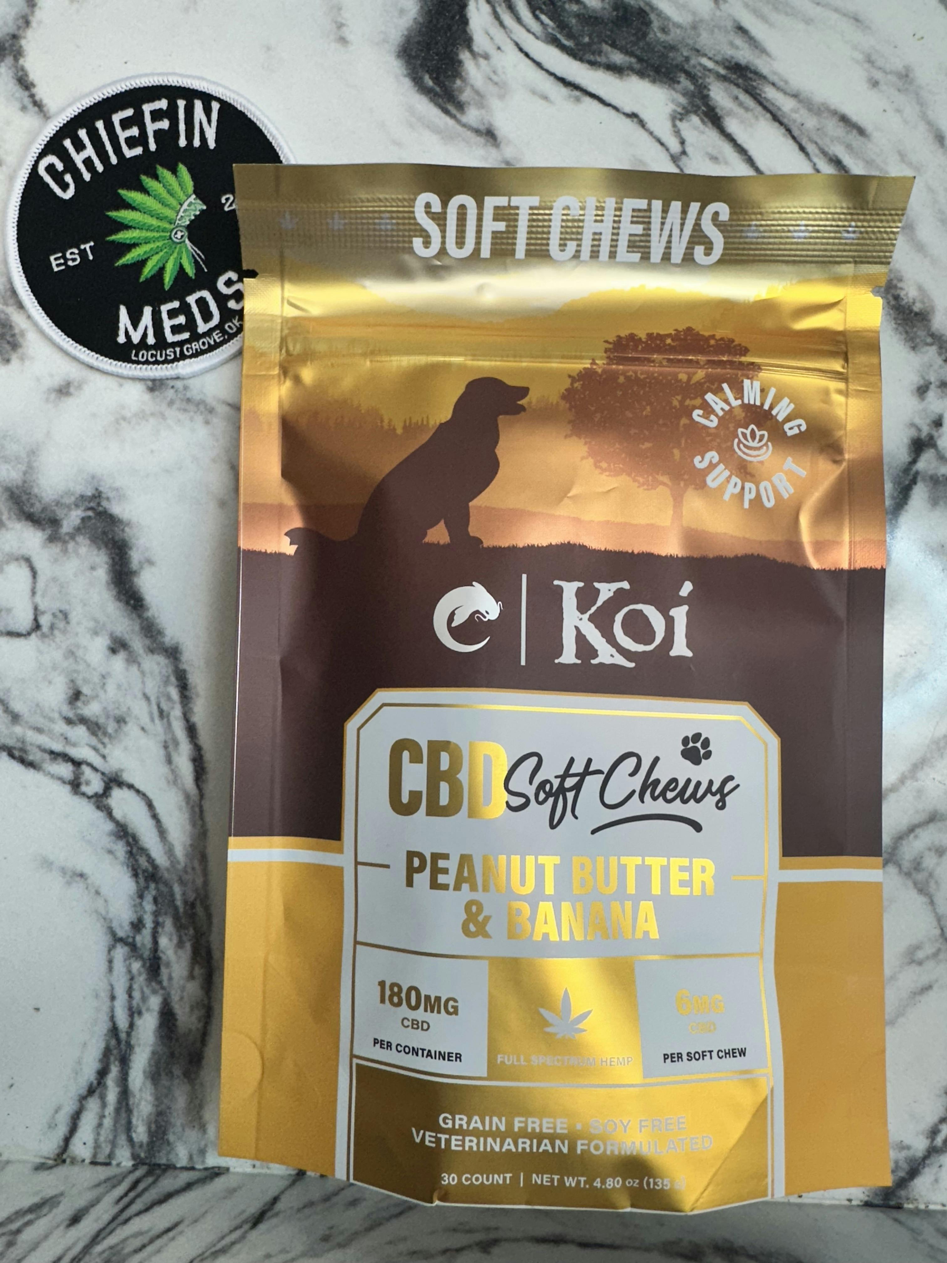 Koi Calming CBD Dog Treats PB & Banana Flavored *18+ NO MED CARD REQUIRED*