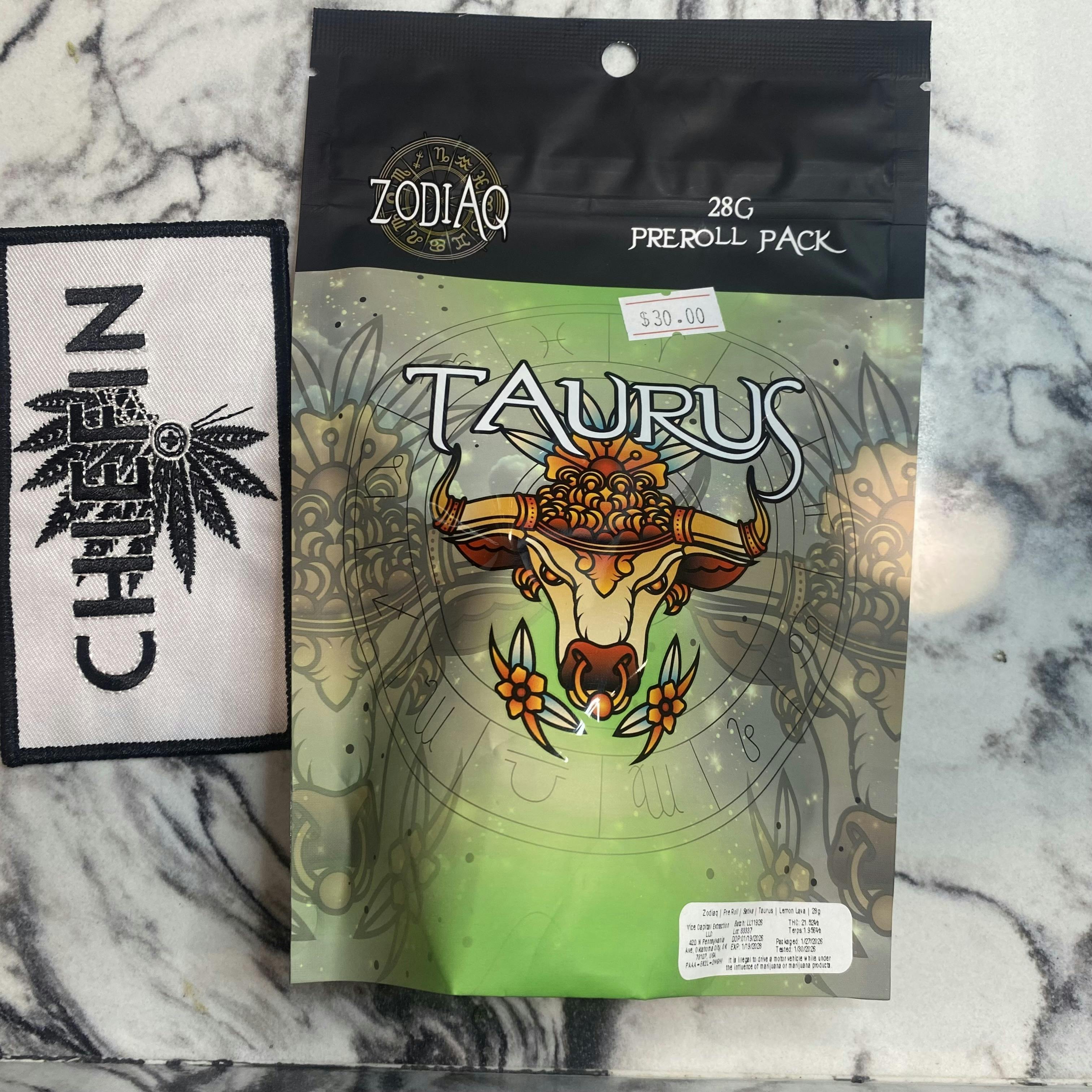 Zodiaq | Lemon Lava | Joints | 1g each | 28pk