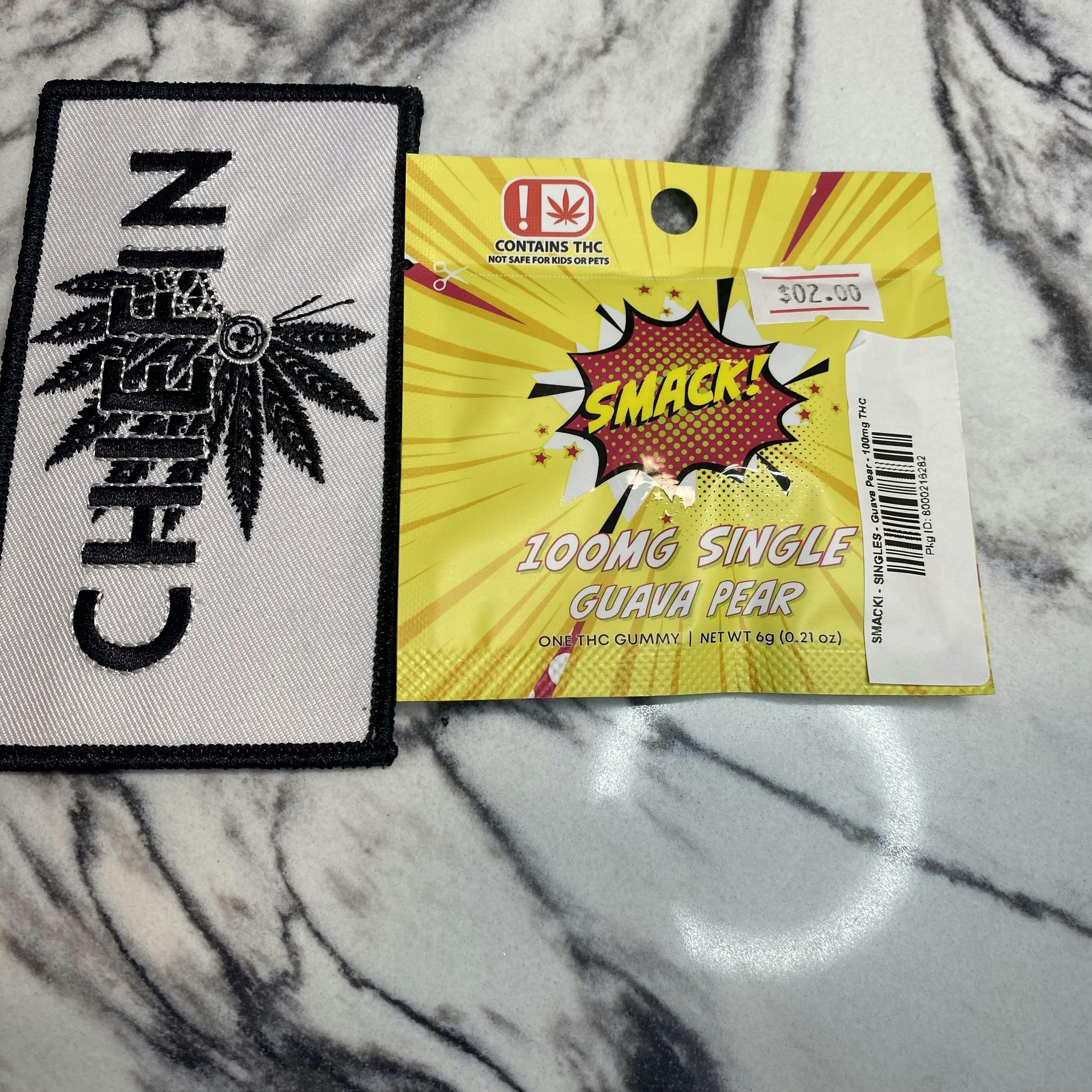 SMACK! - SINGLES - Guava Pear - 100mg THC