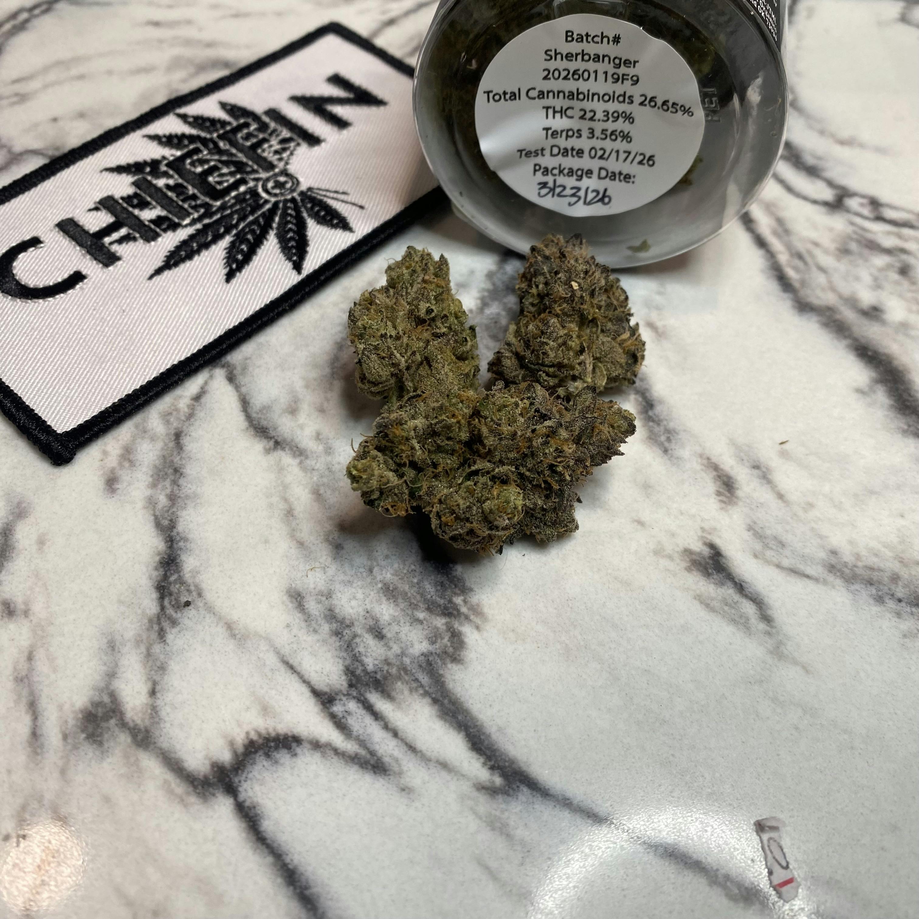 Okie Cultivator Sherbanger 3.5g jar