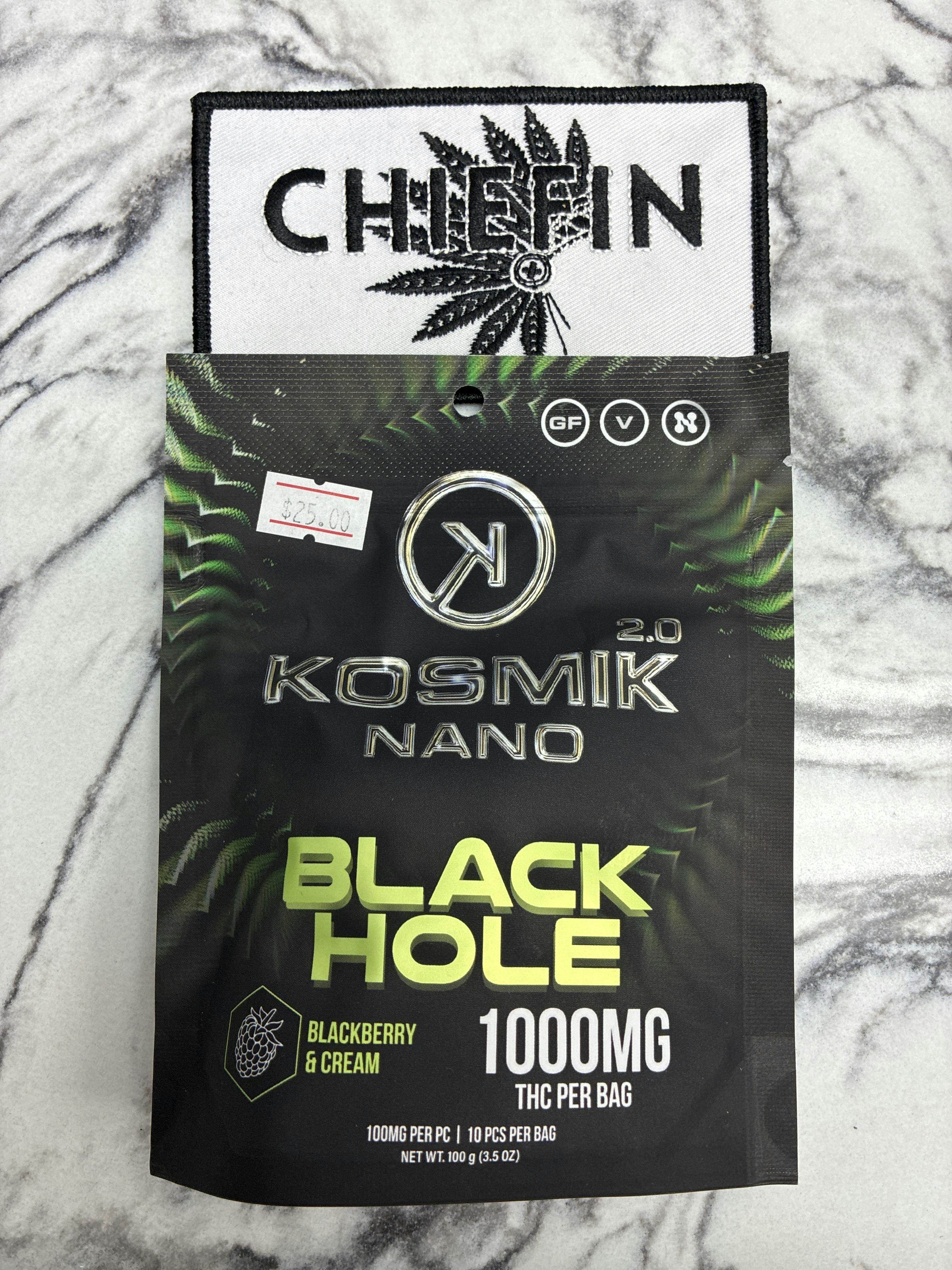 Kosmik | Edible | Nano Blackhole Blackberry & Cream 1000mg