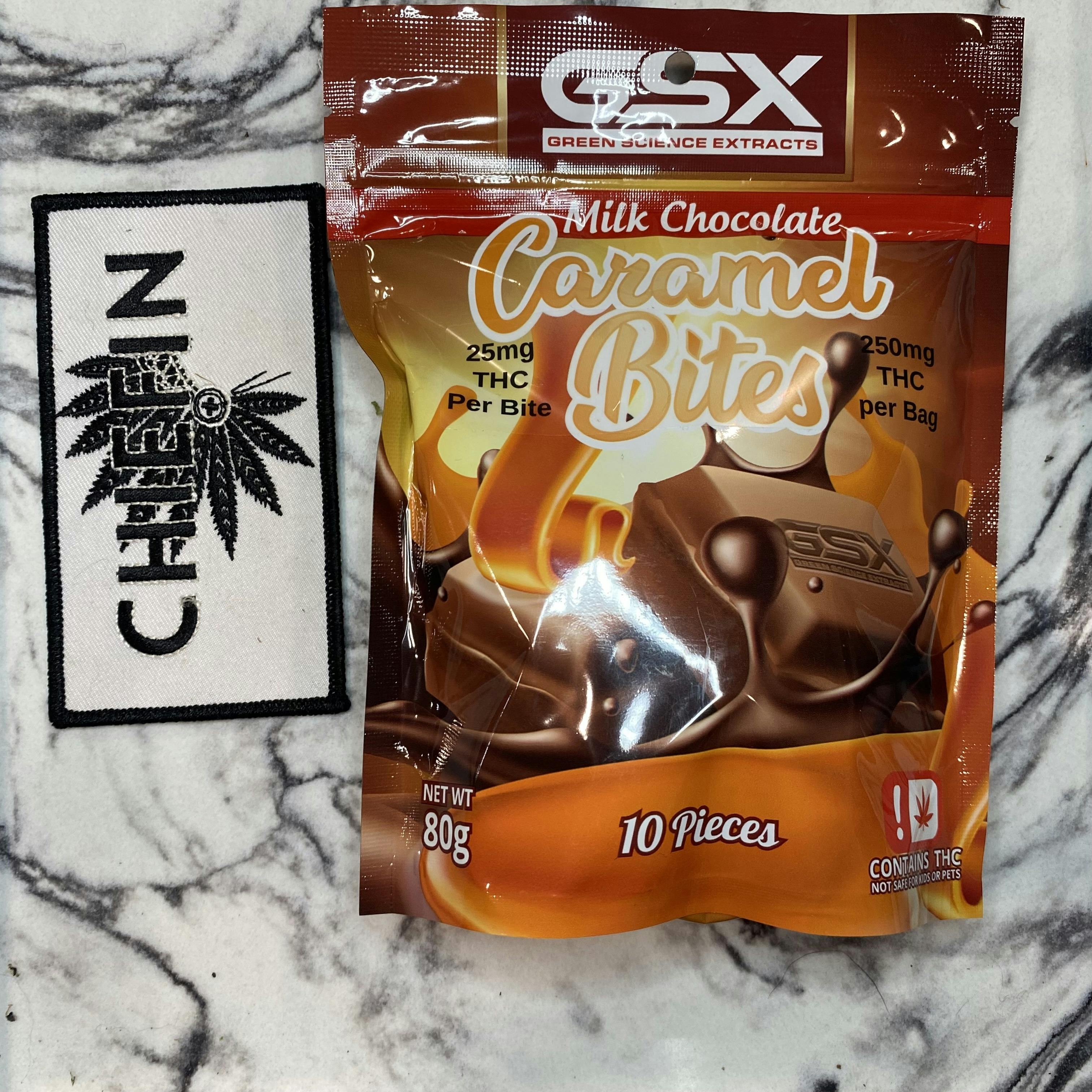 Caramel Chocolate Bites | Chocolates | 10pk | 25mg/ea