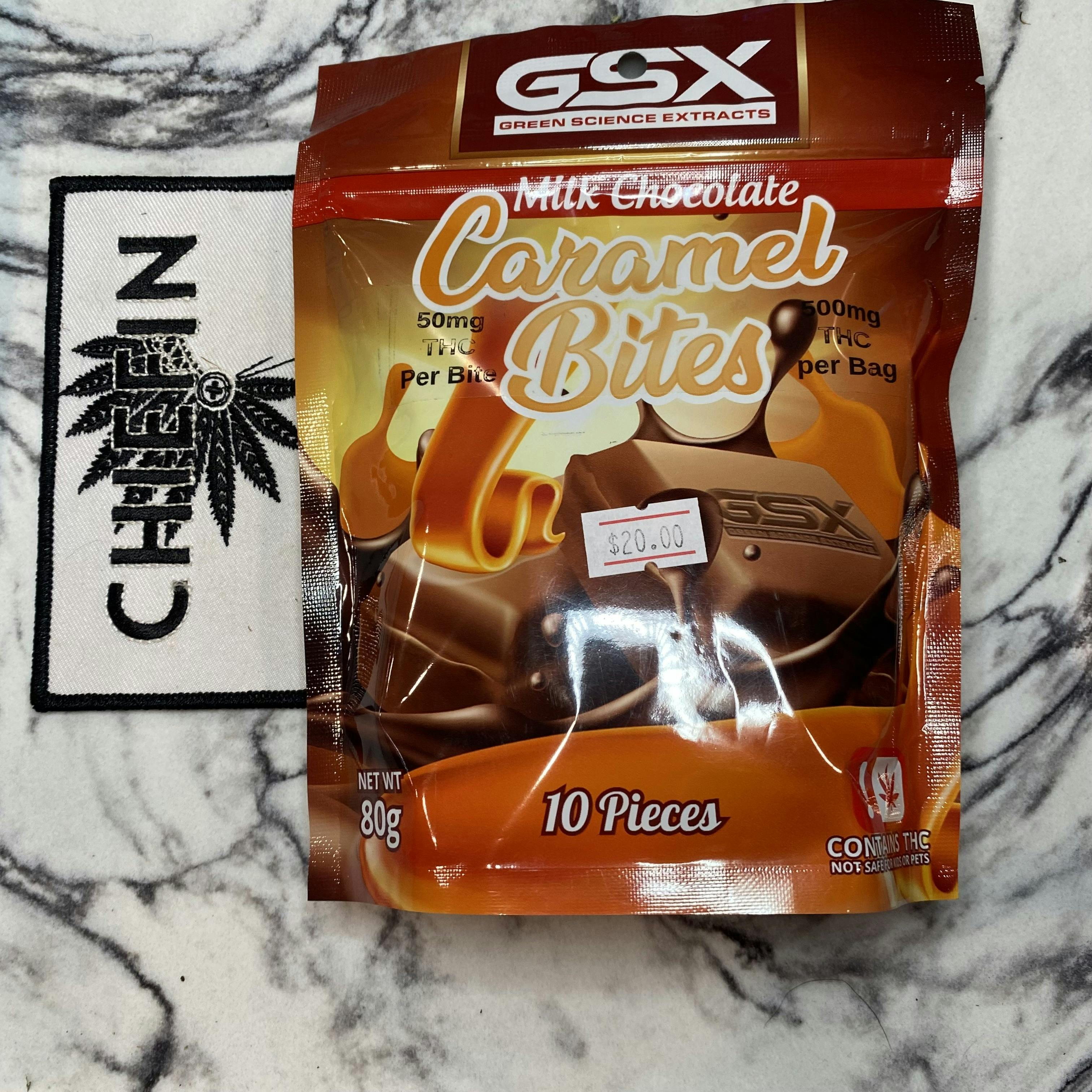 GSX | Caramel Chocolate Bites | 500MG Bag (Tax Included) | Chocolates | 10p