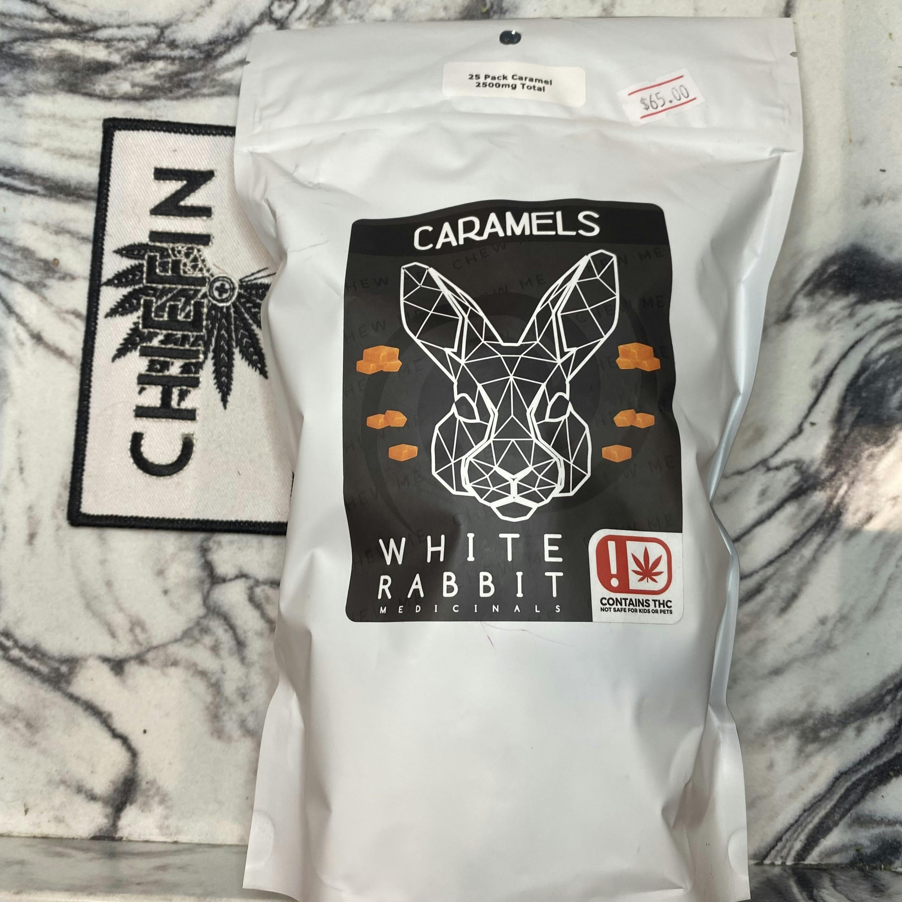White Rabbit 25pk 2500mg Caramels