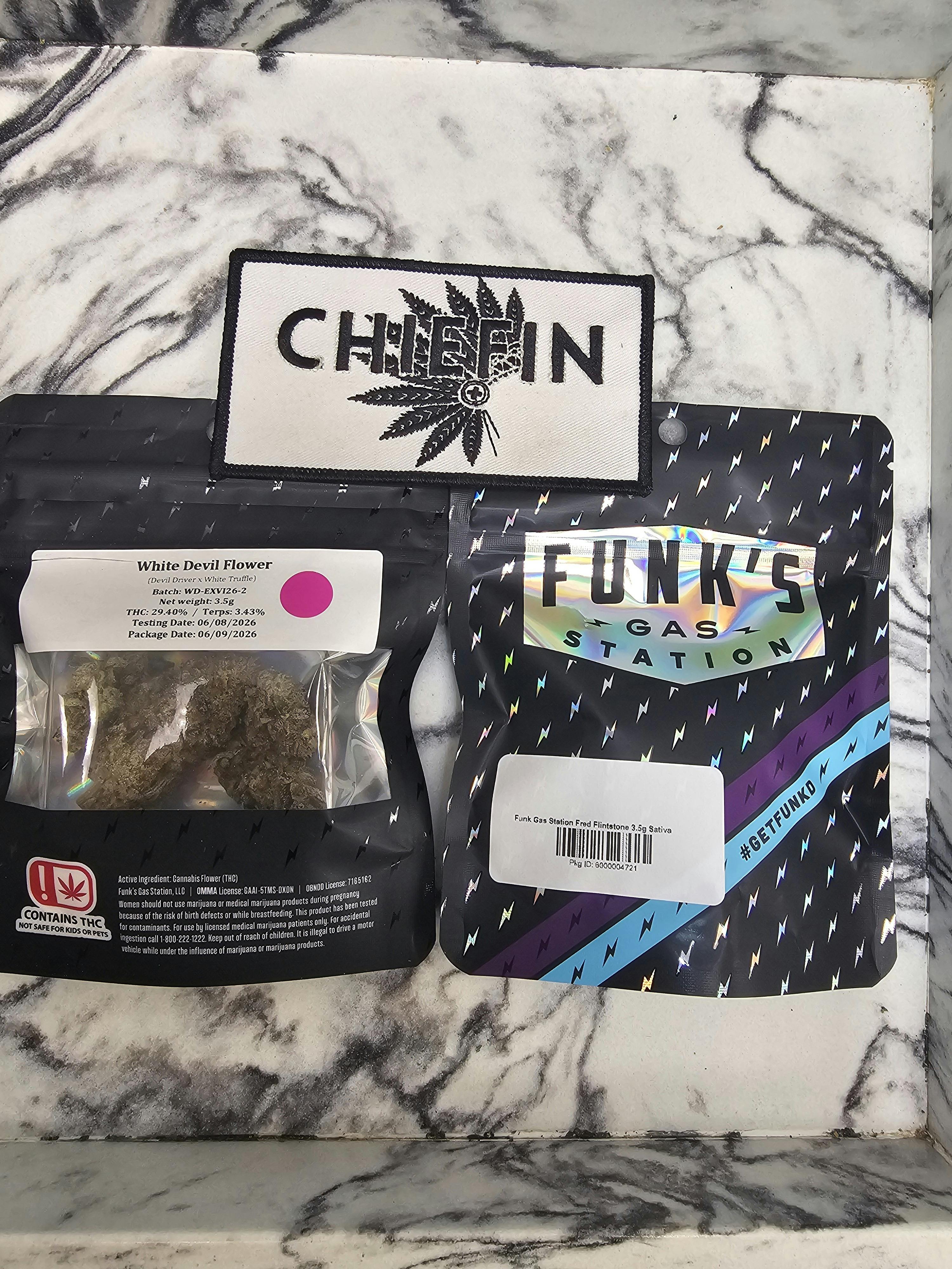 White Devil Flower by Funkstation 3.5g Prepack (Hybrid)
