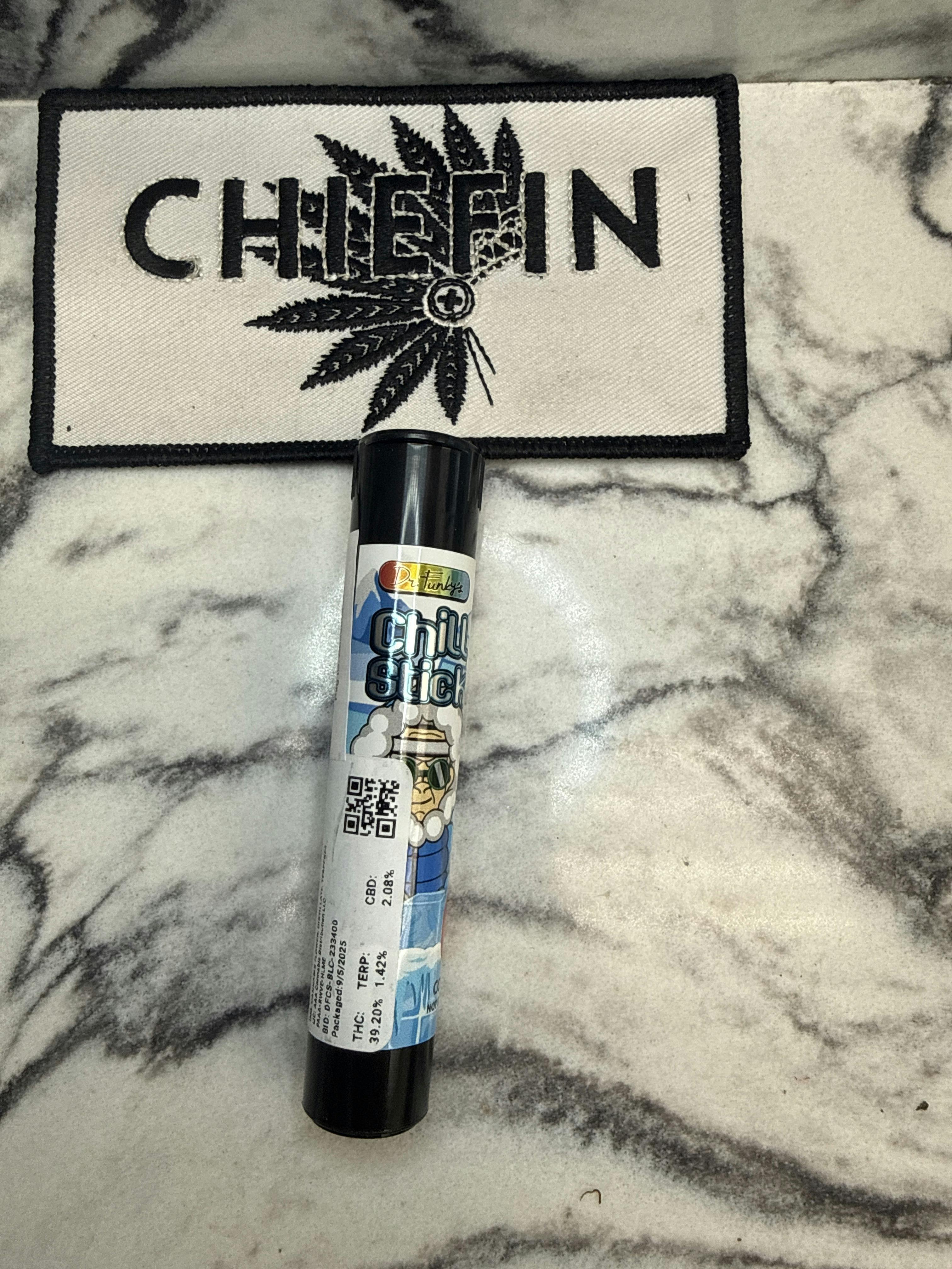 [Pre-Roll Infused] Dr. Funky's Chill Stick Big League Chill 0.6g [Indica]