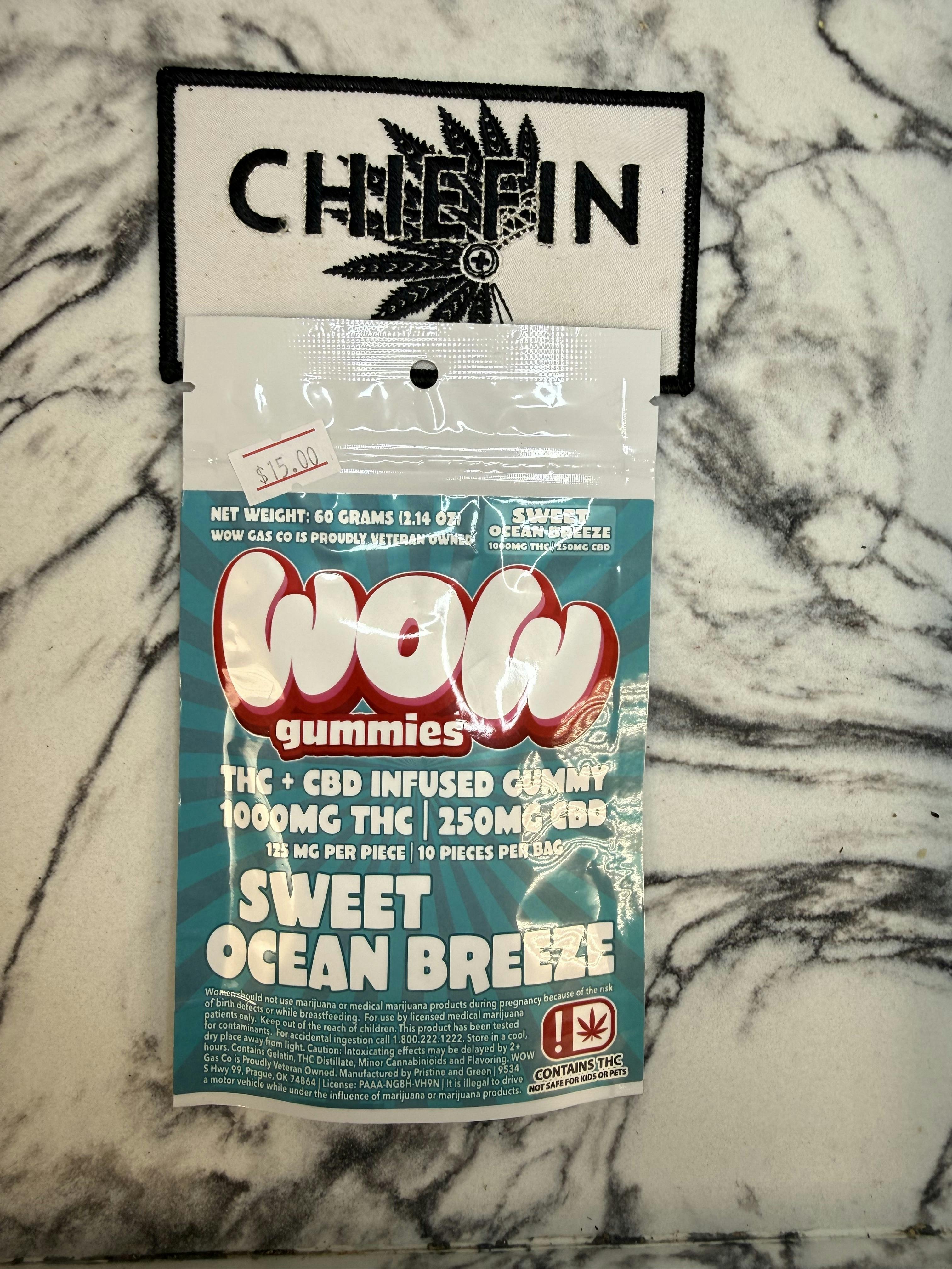 WOW Gummies | 1250mg | Sweet Ocean Breeze
