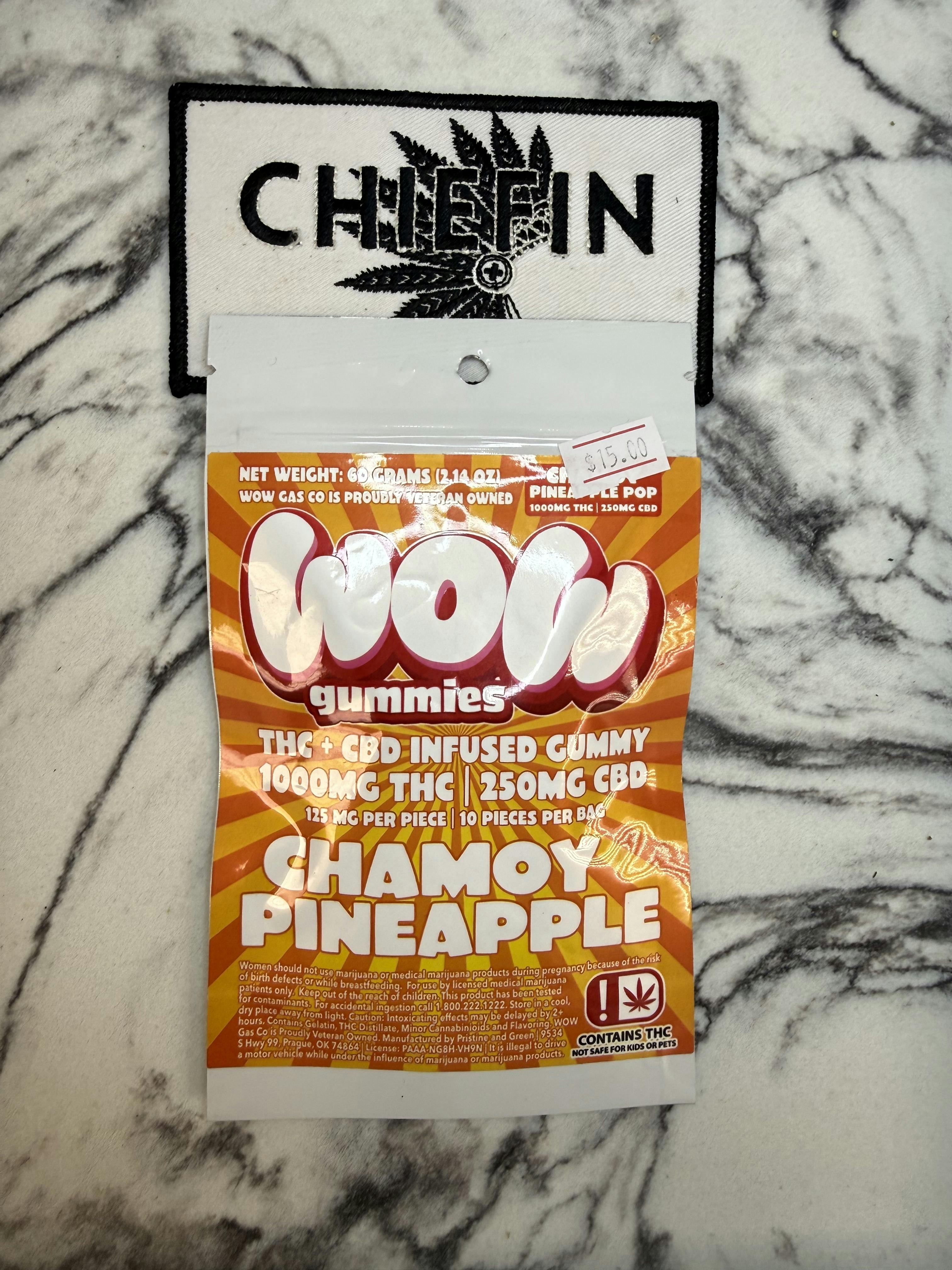 WOW Gummies | 1250mg | Chamoy Pineapple