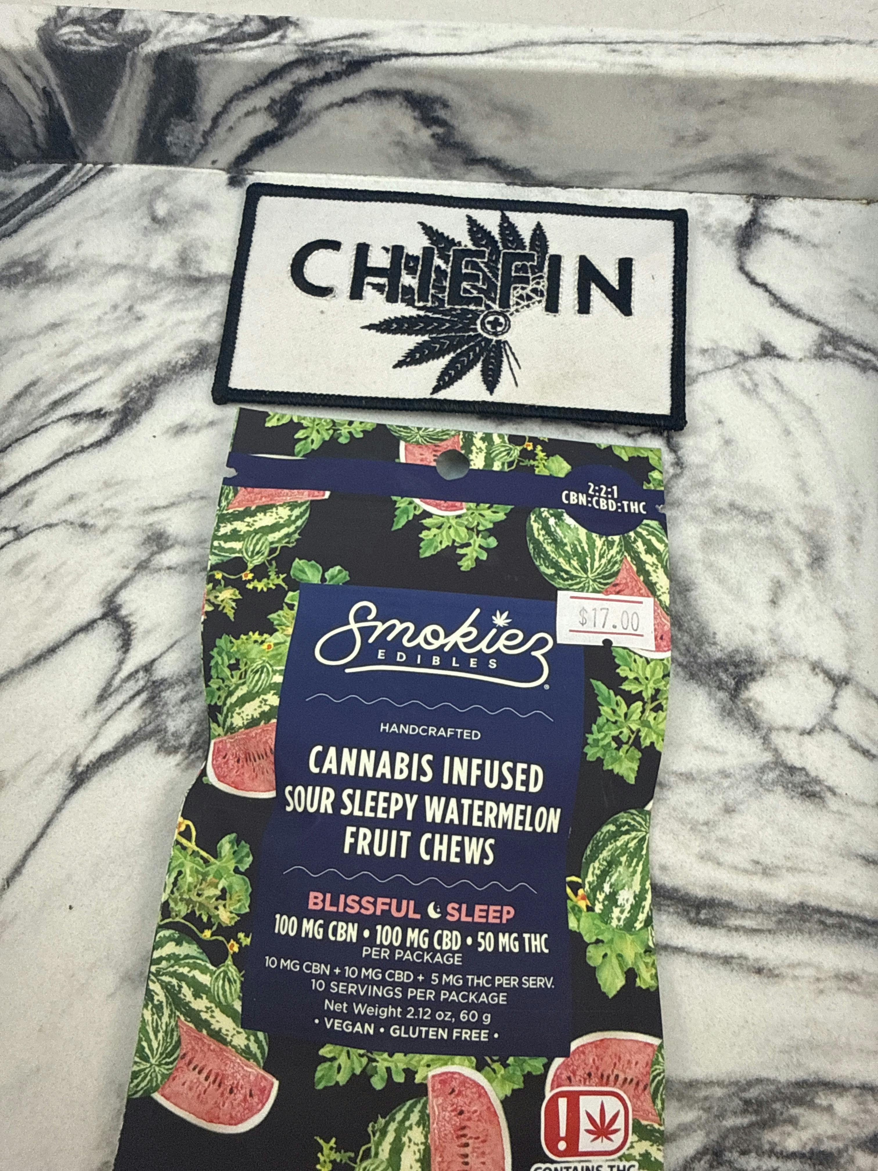 Sleep Sweet Watermelon 2:2:1 CBD:CBN:THC Gummies | 100mg | 10ct | 10mg/ea
