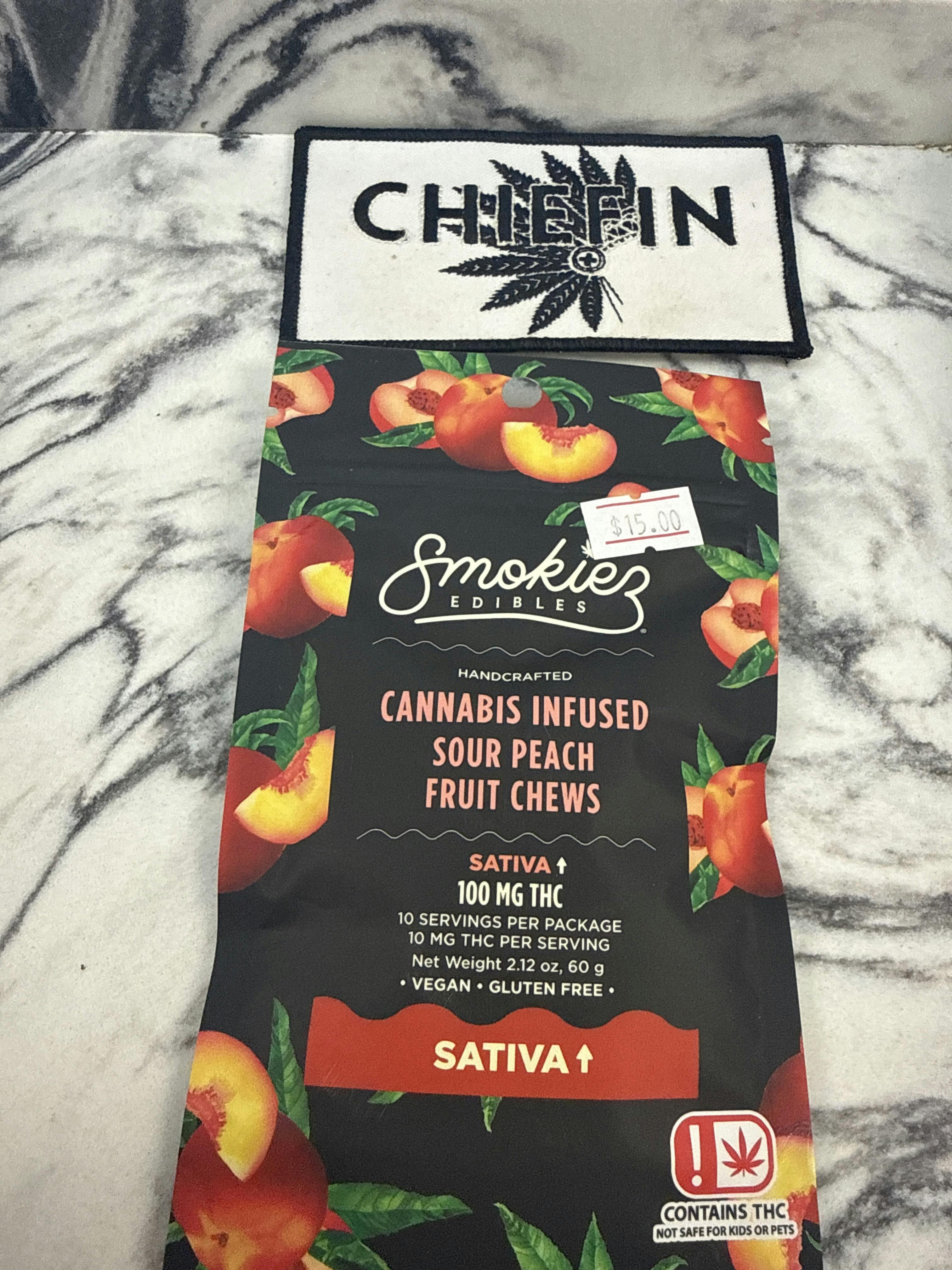Sour Peach Gummies | 100mg | 10ct | 100mg/ea