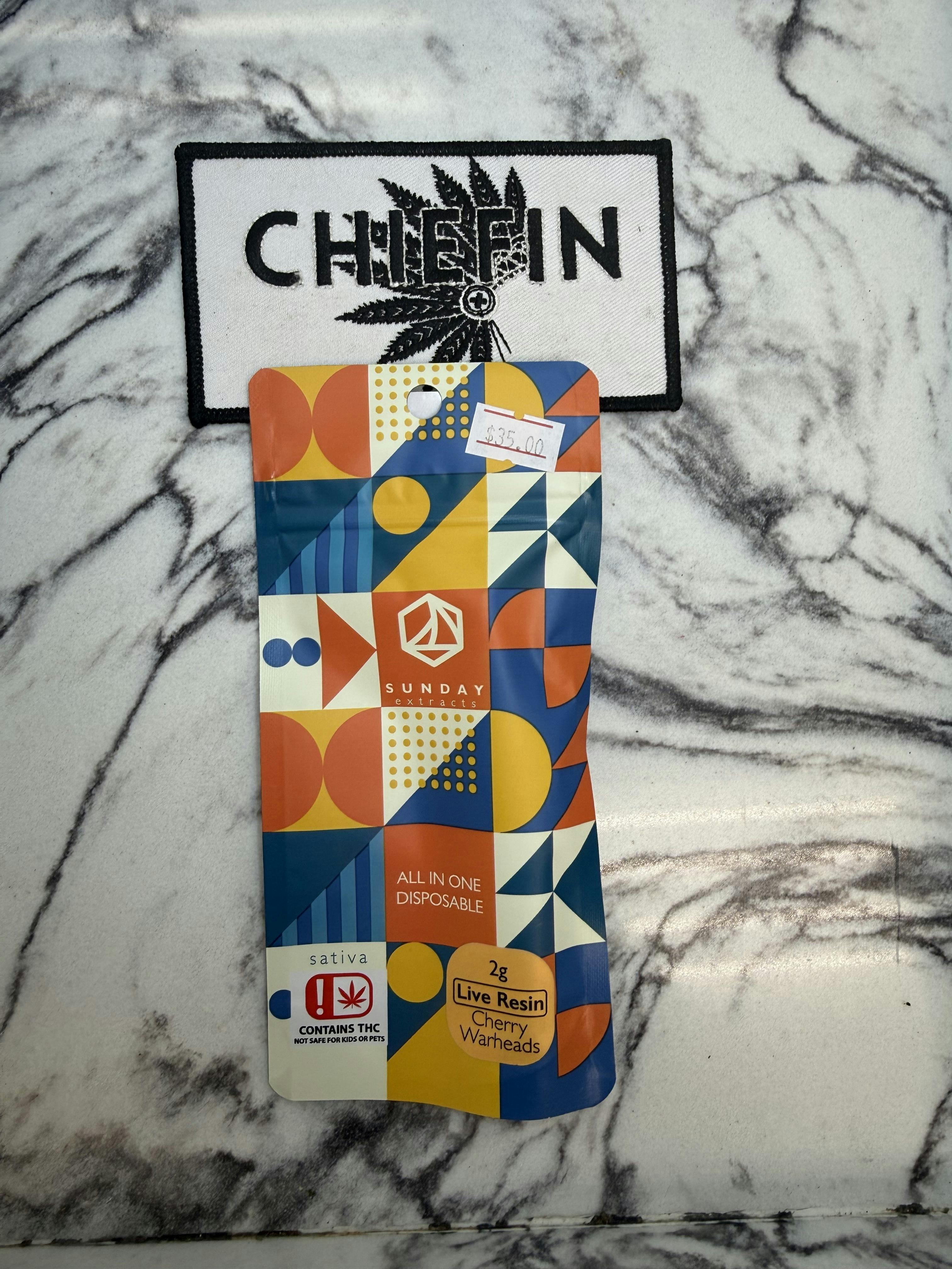 2g All In One - Live Resin - Cherry Warheads