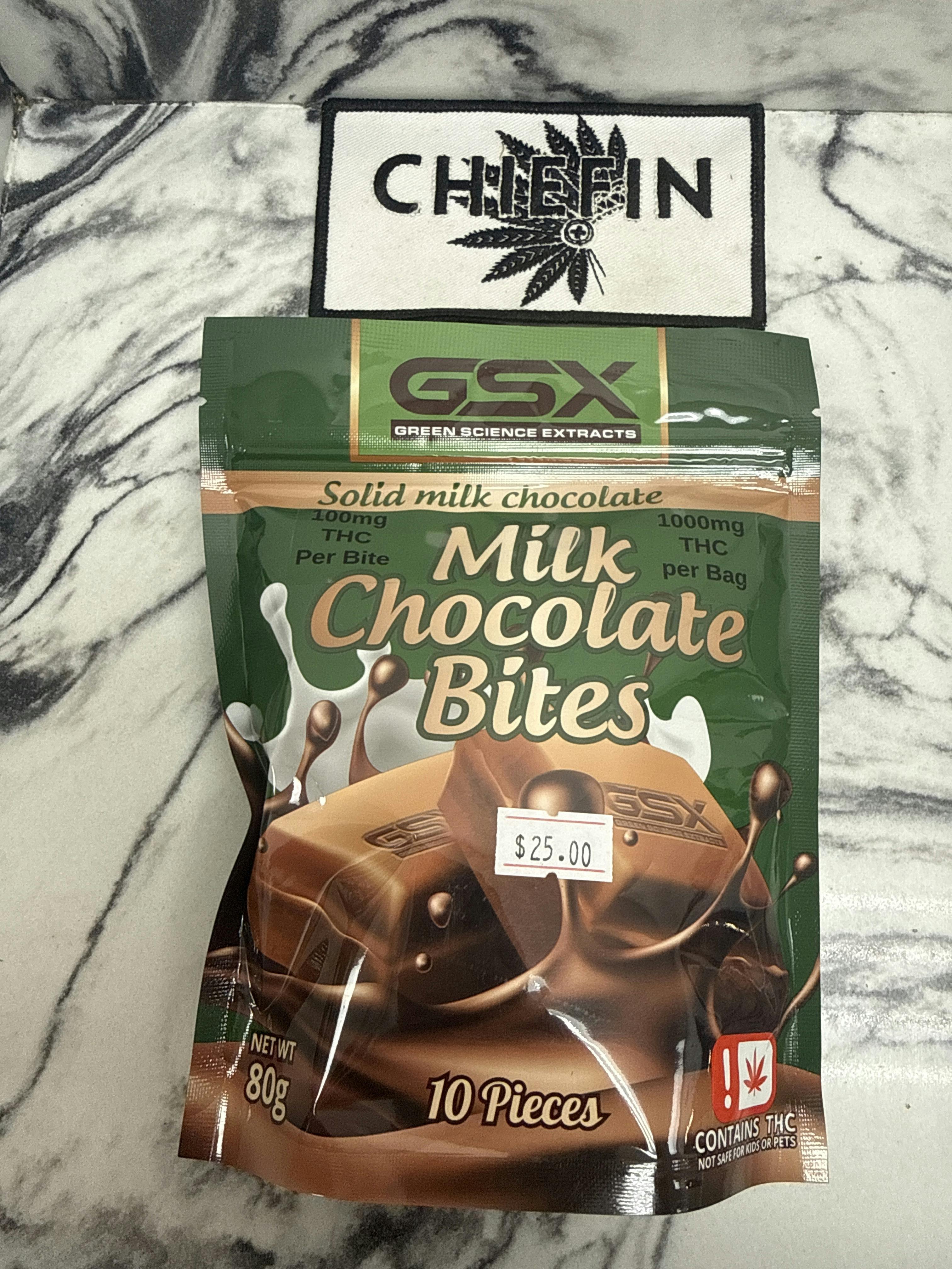 GSX - Milk Chocolate 1000mg | Chocolates | 10pk | 100mg/ea