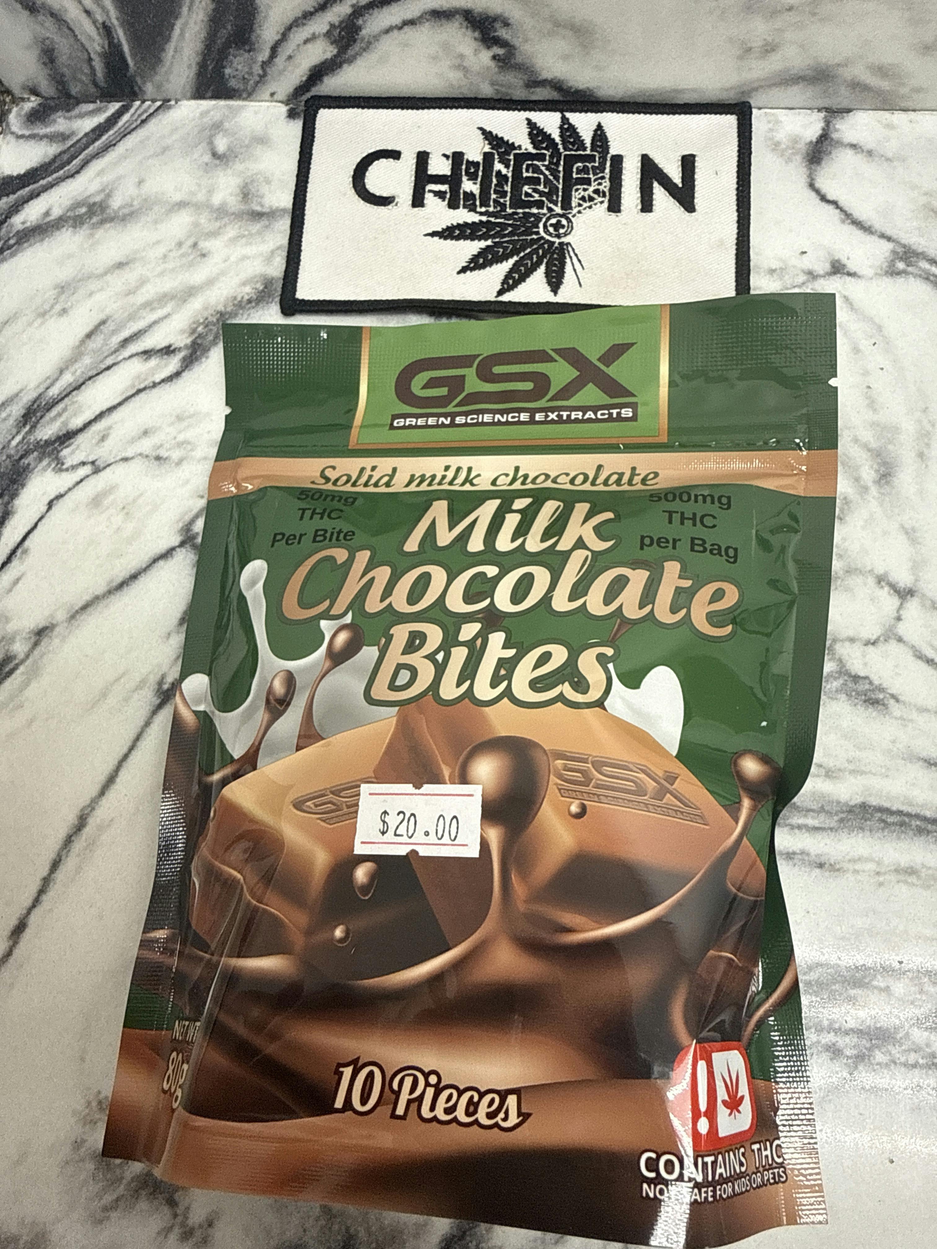 GSX Chocolate Solid 500mg - 10 pieces