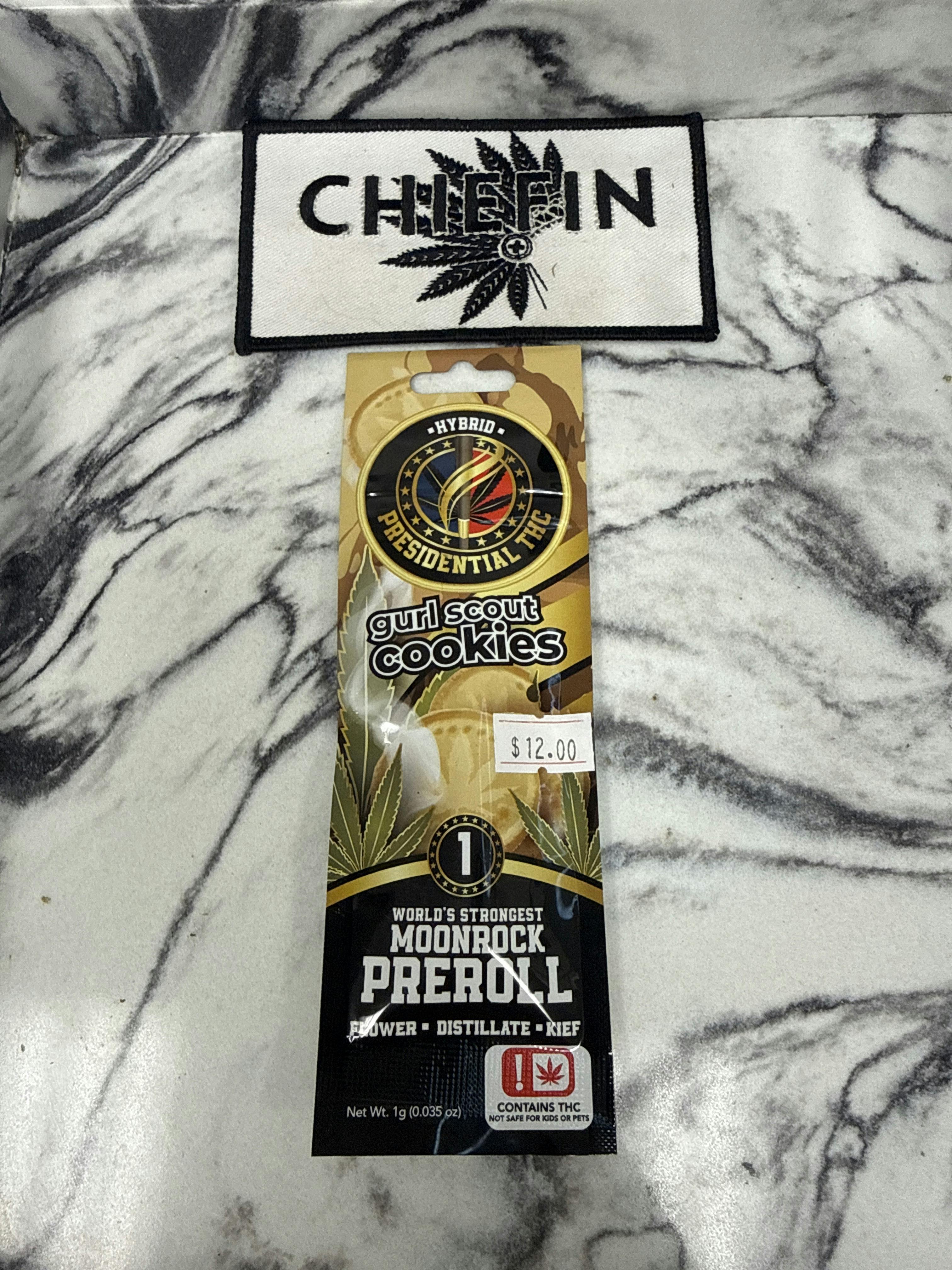 Presidential Moon Rock Preroll 1g - Gurl Scout Cookie