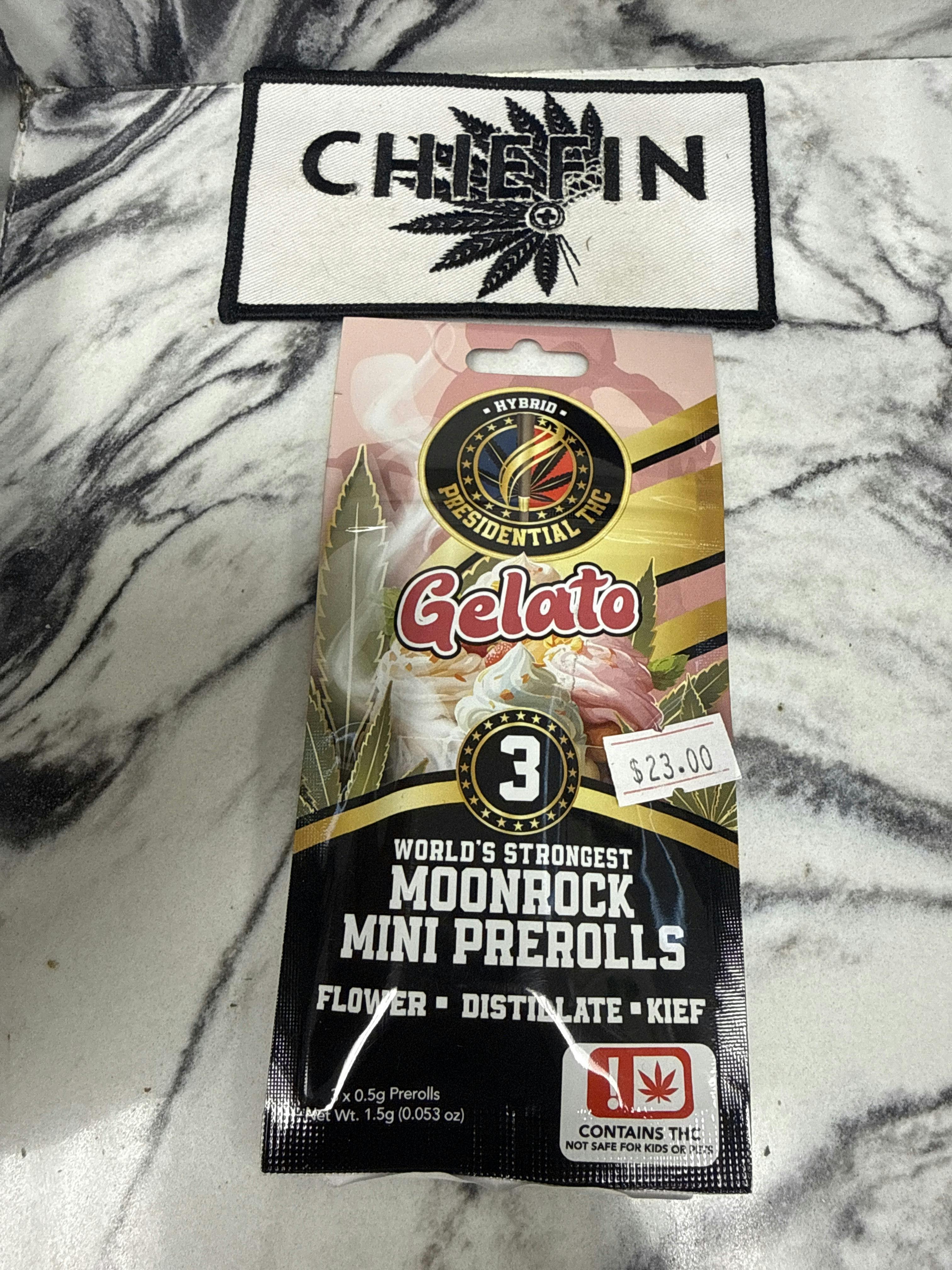 Presidential Moon Rock Mini Prerolls 3pk 1.5g - Gelato