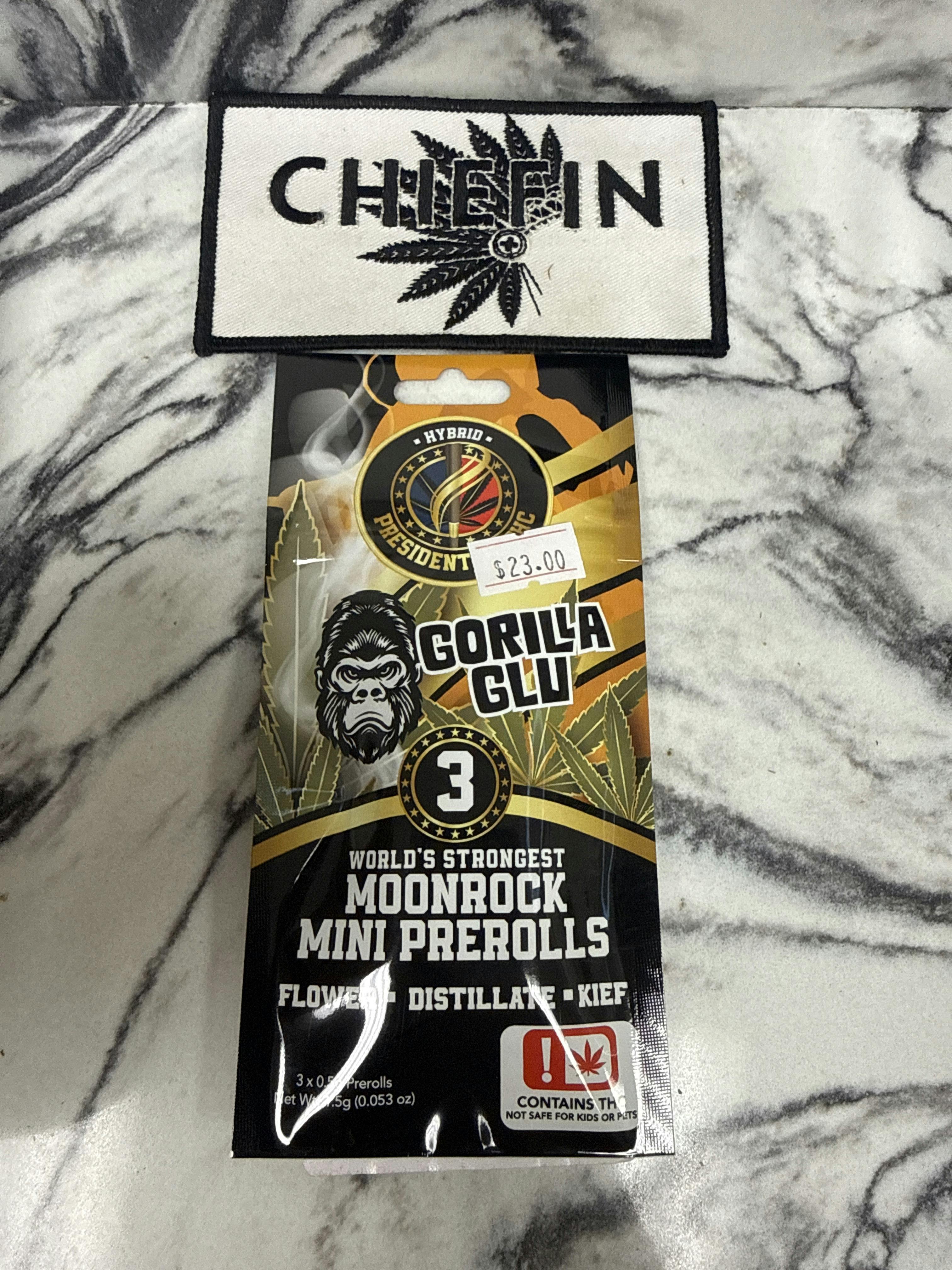Presidential Moon Rock Mini Prerolls 3pk 1.5g - Gorilla Glue