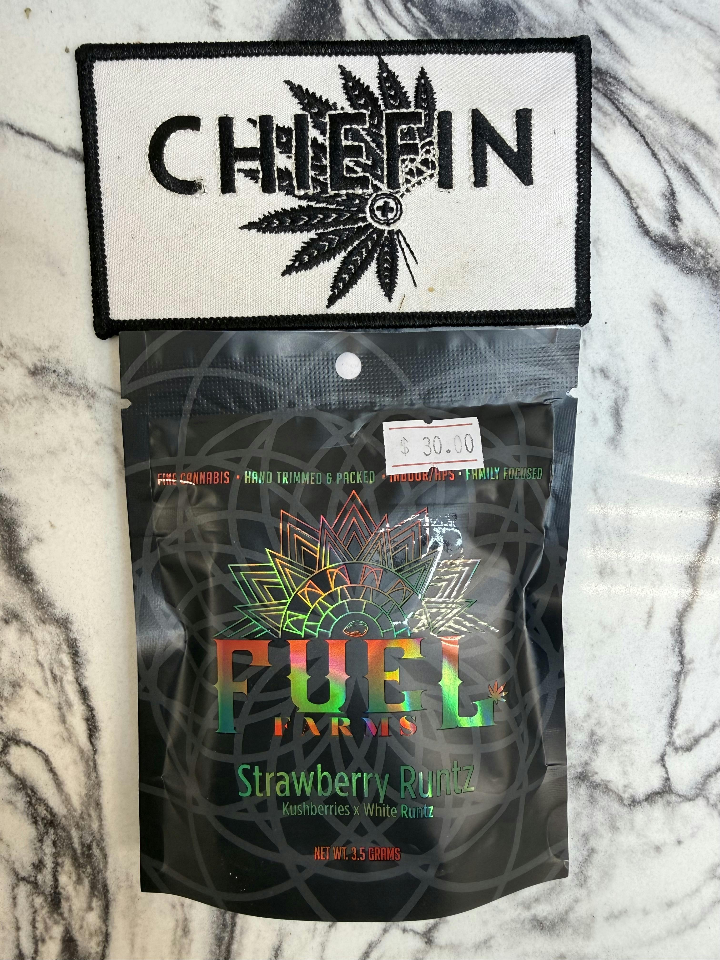 Fuel Farms Strawberry Runtz 3.5g HPS Kushberries x White Runtz