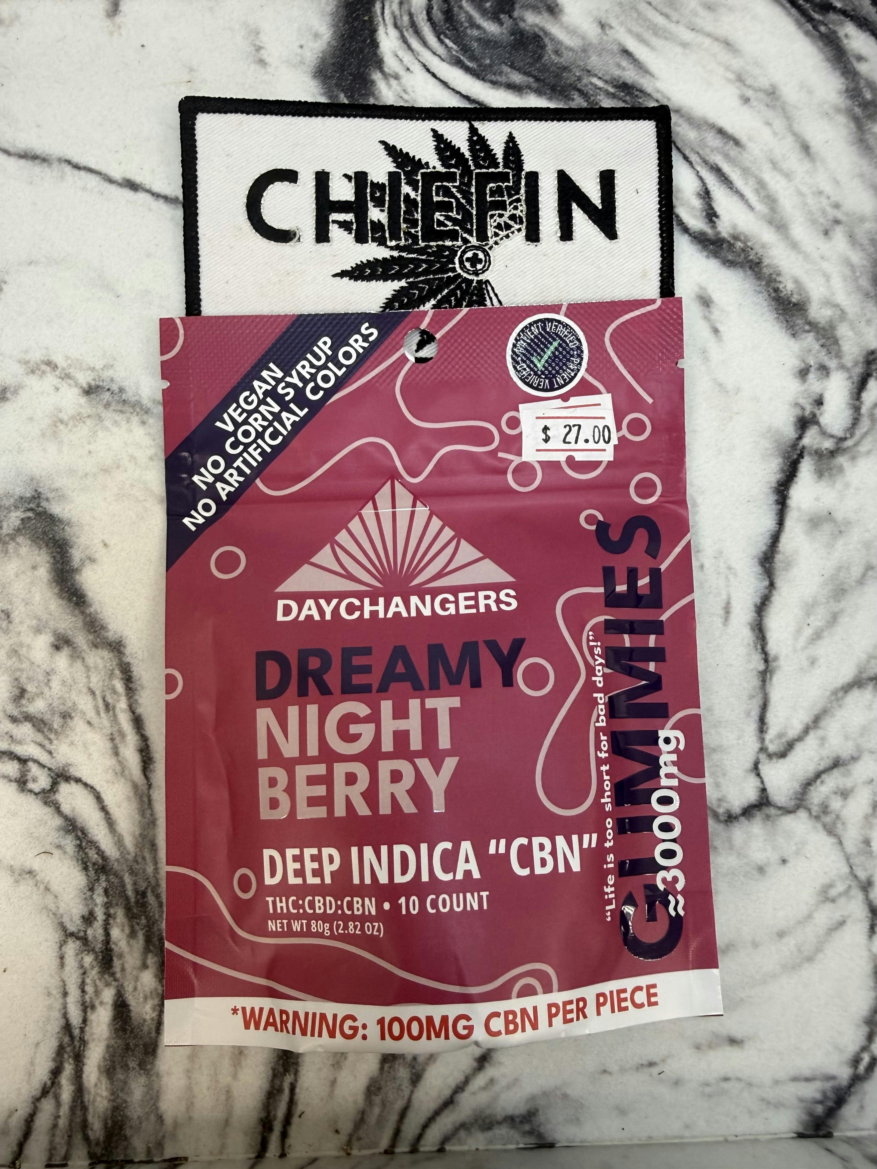 Daychangers | Edible | Dreamy Night Berry | 3000mg:10ct