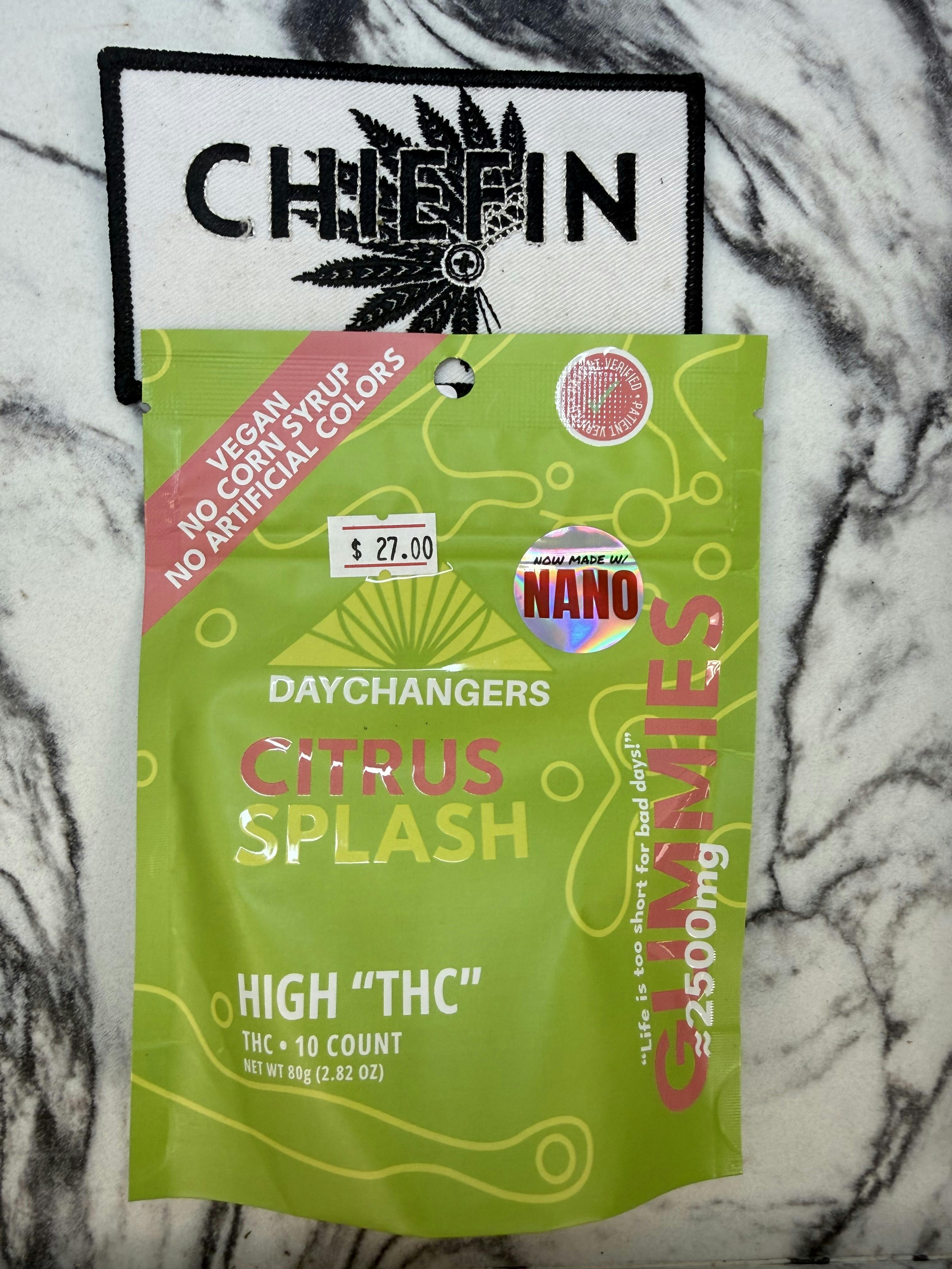 Daychangers | Edible | Citrus Splash | 2500mg:10ct