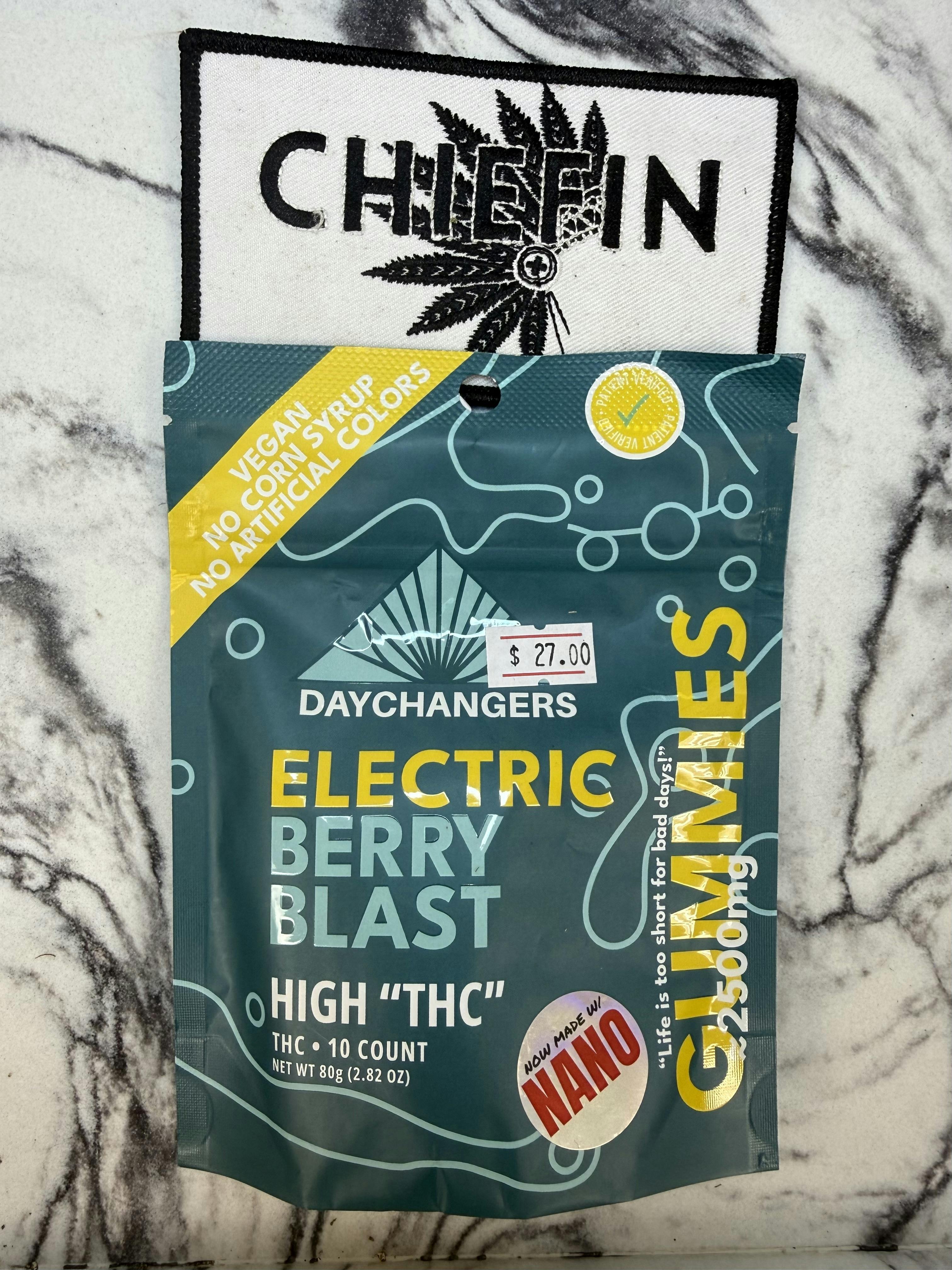 Daychangers | Edible | Electric Berry Blast | 2500mg:10ct