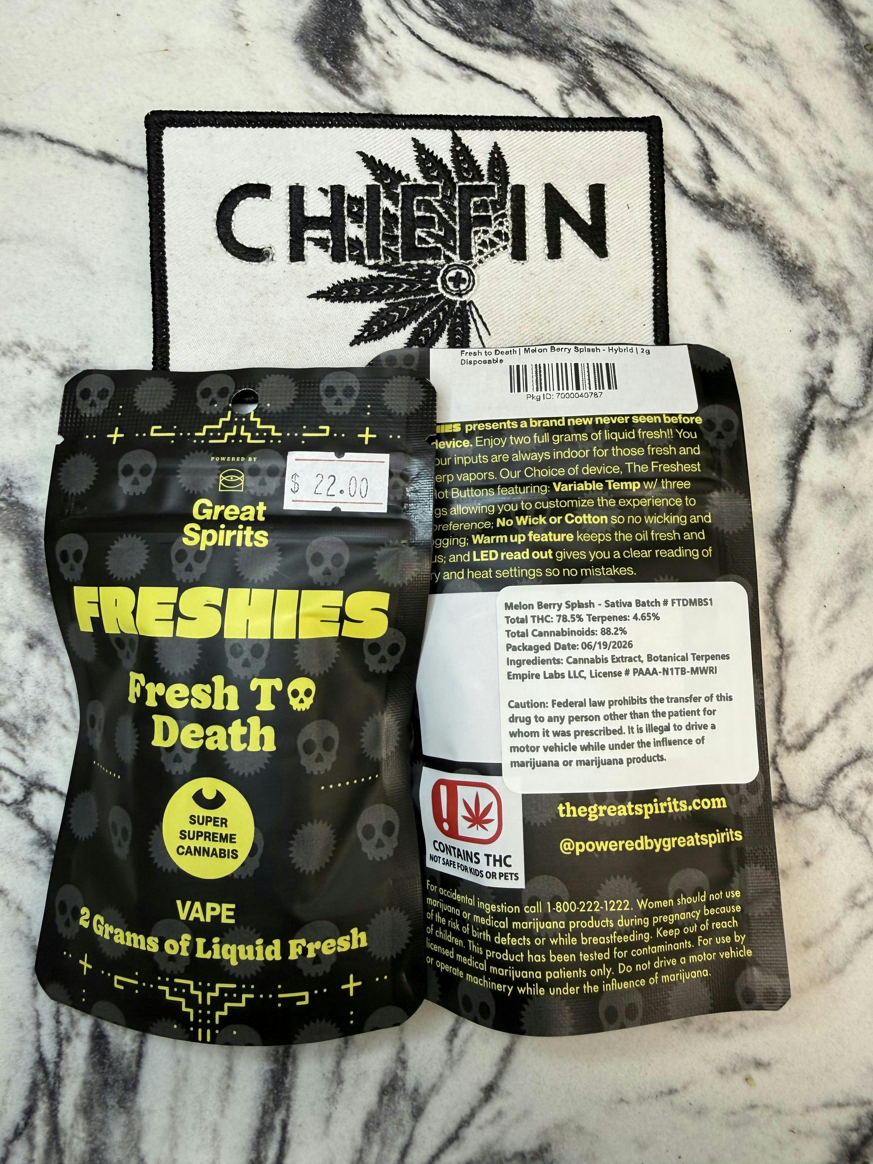Freshies Melon Berry Splash