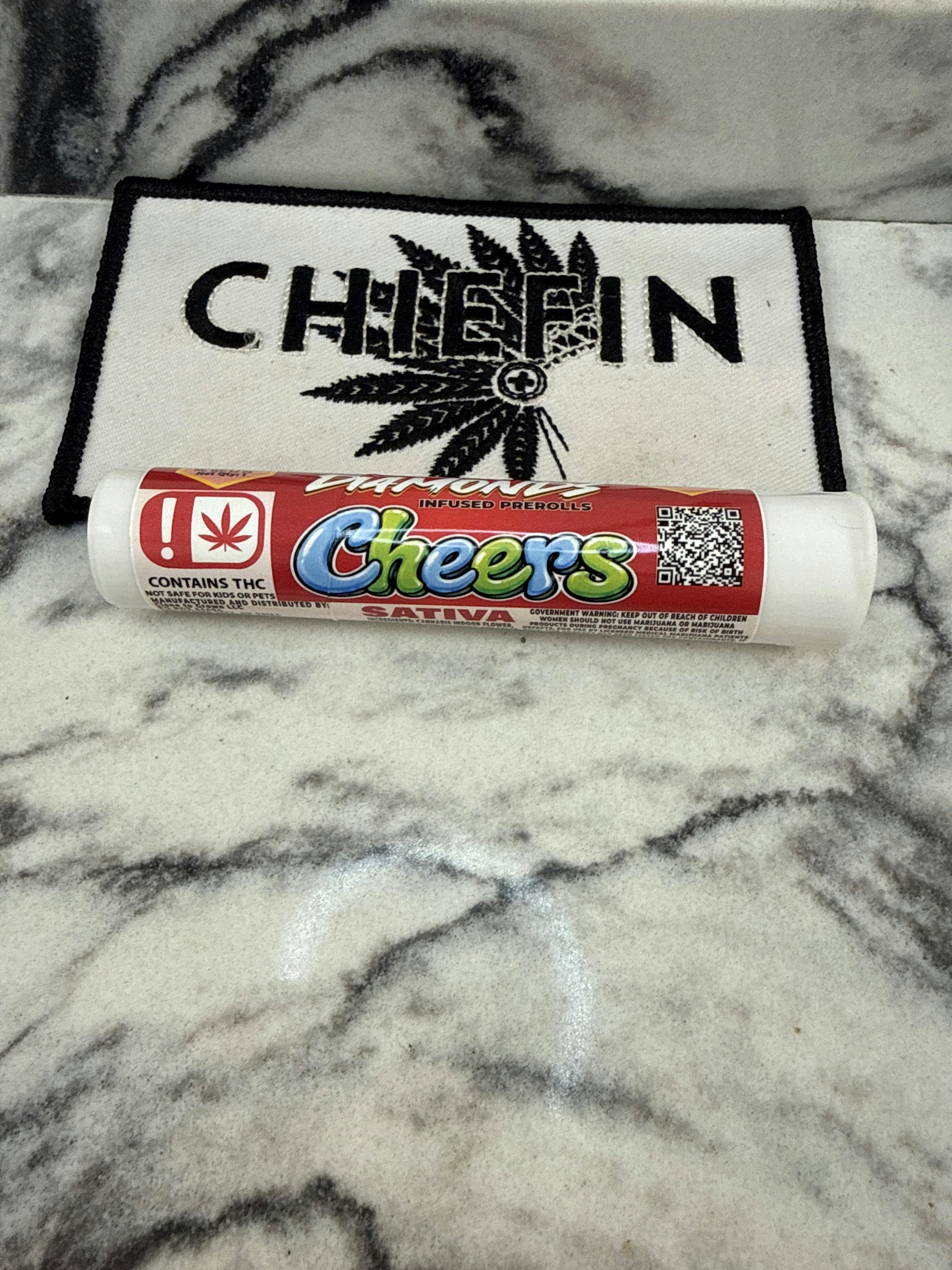 Cartel Oil Co | Diamond Infused Pre-Roll | Sativa | Cheers | 1.2g