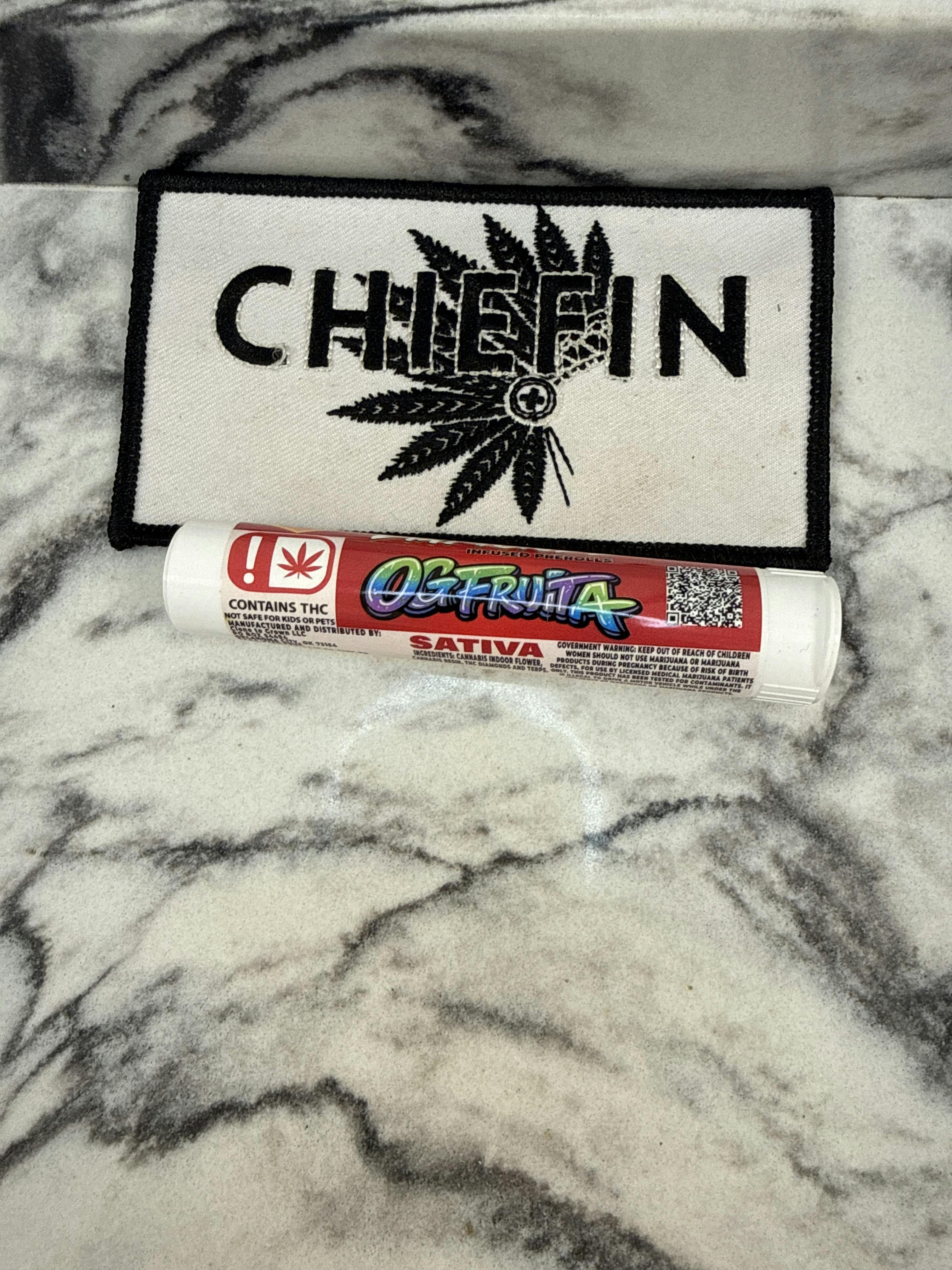 Cartel Oil Co | Diamond Infused Pre-Roll | Sativa | OG Fruita | 1.2g