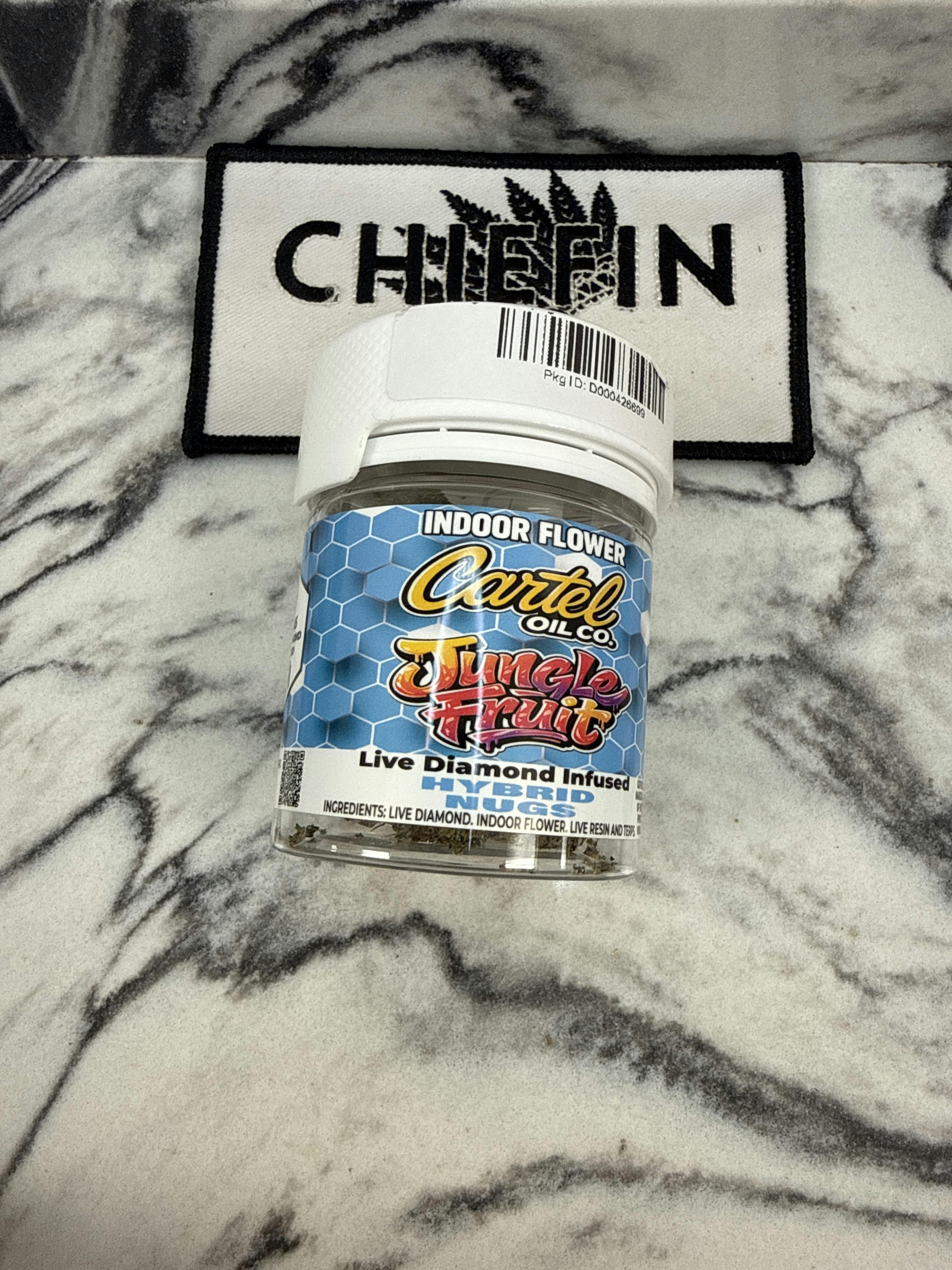 Cartel Oil Co | Live Diamond Infused Nugs | Hybrid | Jungle Fruit | 7g