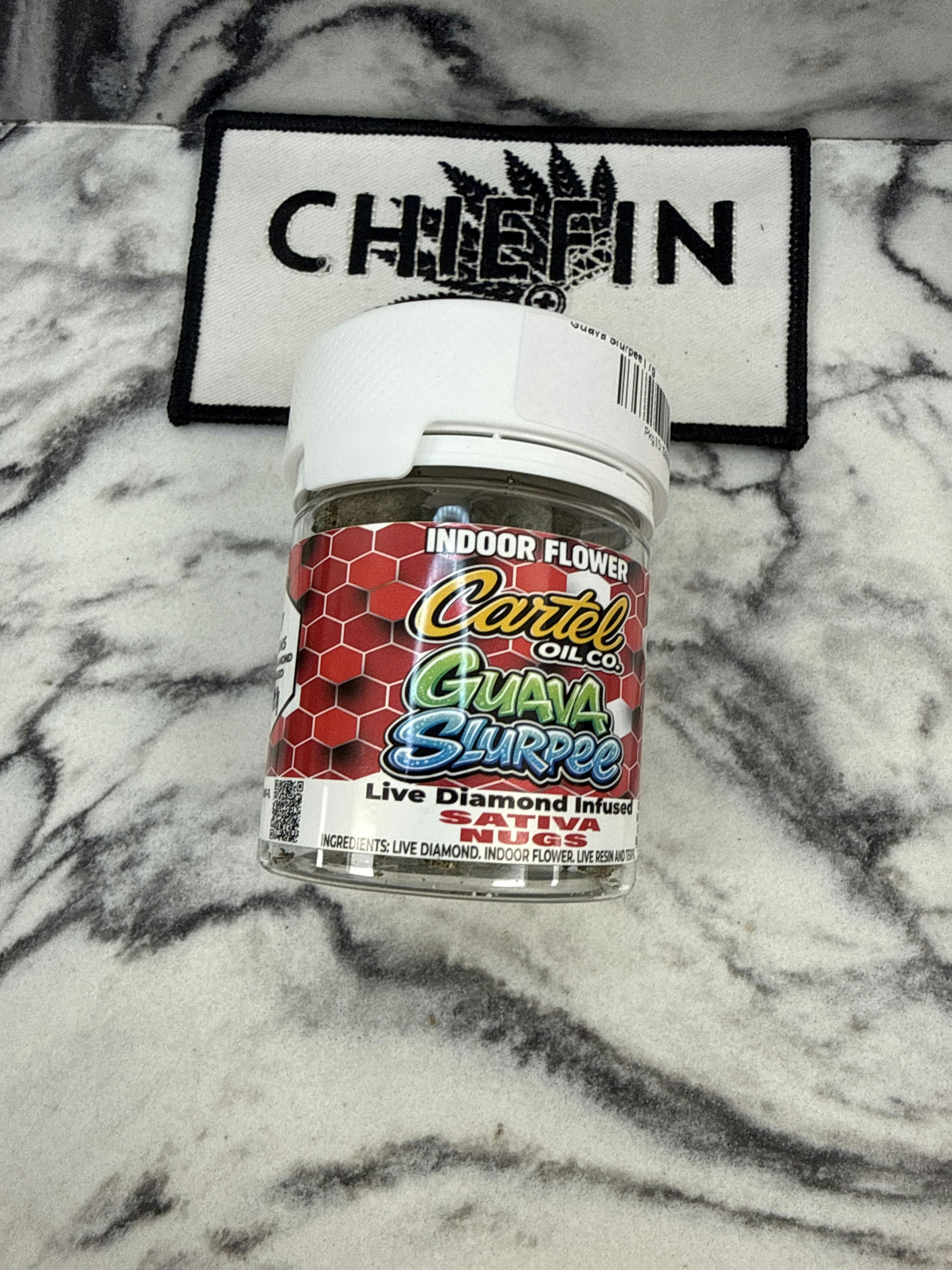 Cartel Oil Co | Live Diamond Infused Nugs | Sativa | Guava Slurpee | 7g