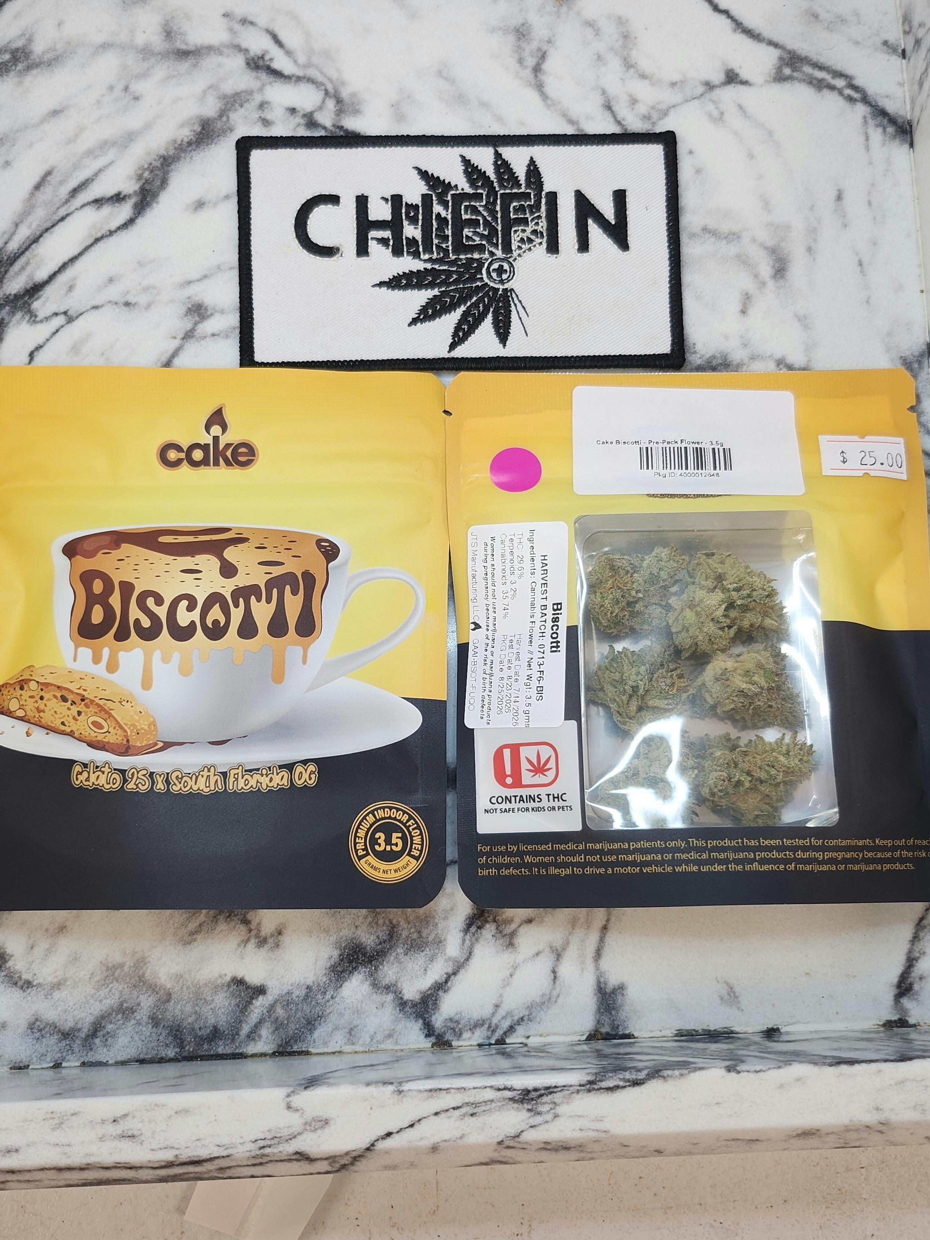 Cake Biscotti - Pre-Pack Flower - 3.5g