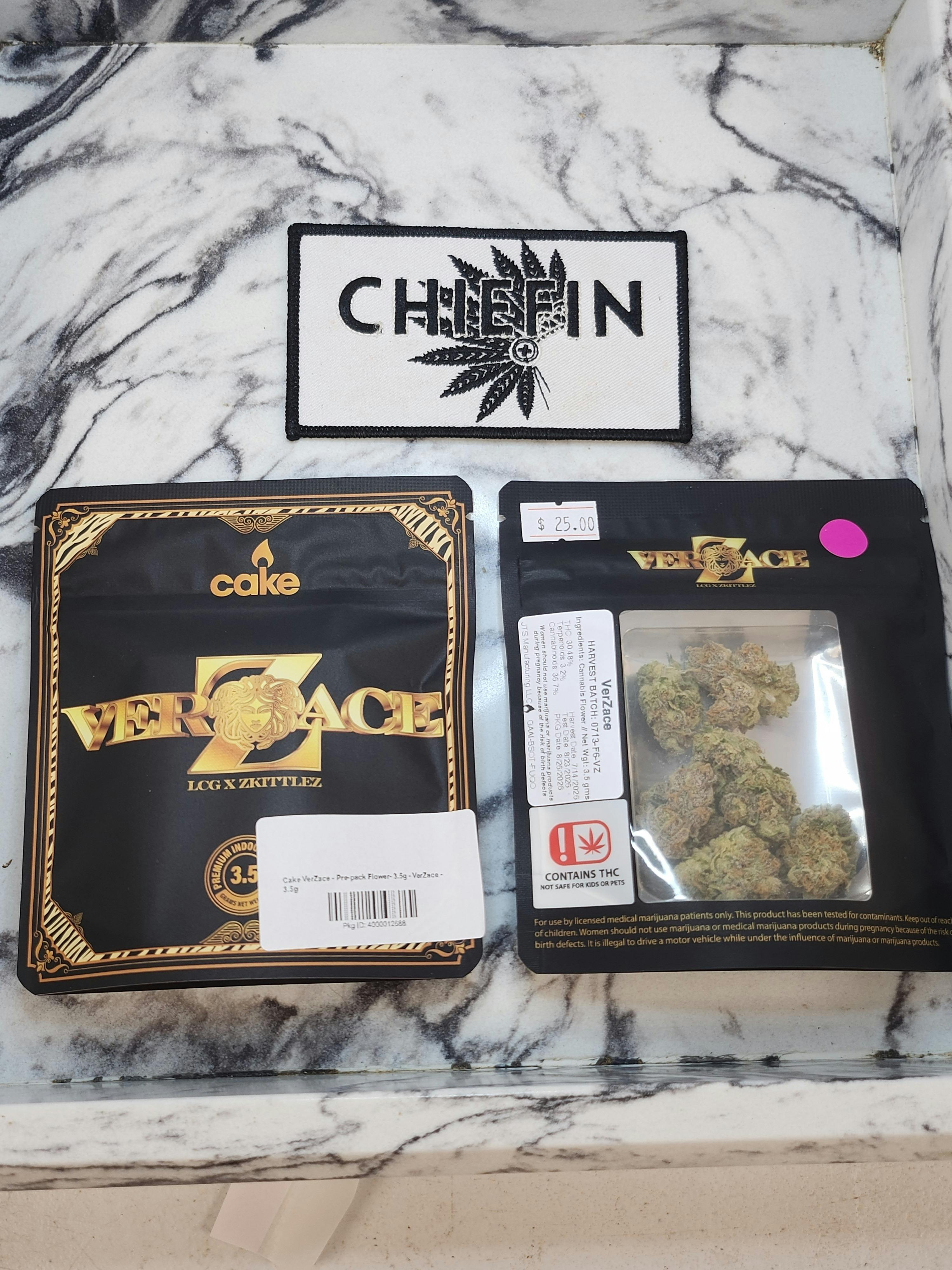 Cake VerZace - Pre-pack Flower- 3.5g - VerZace - 3.5g
