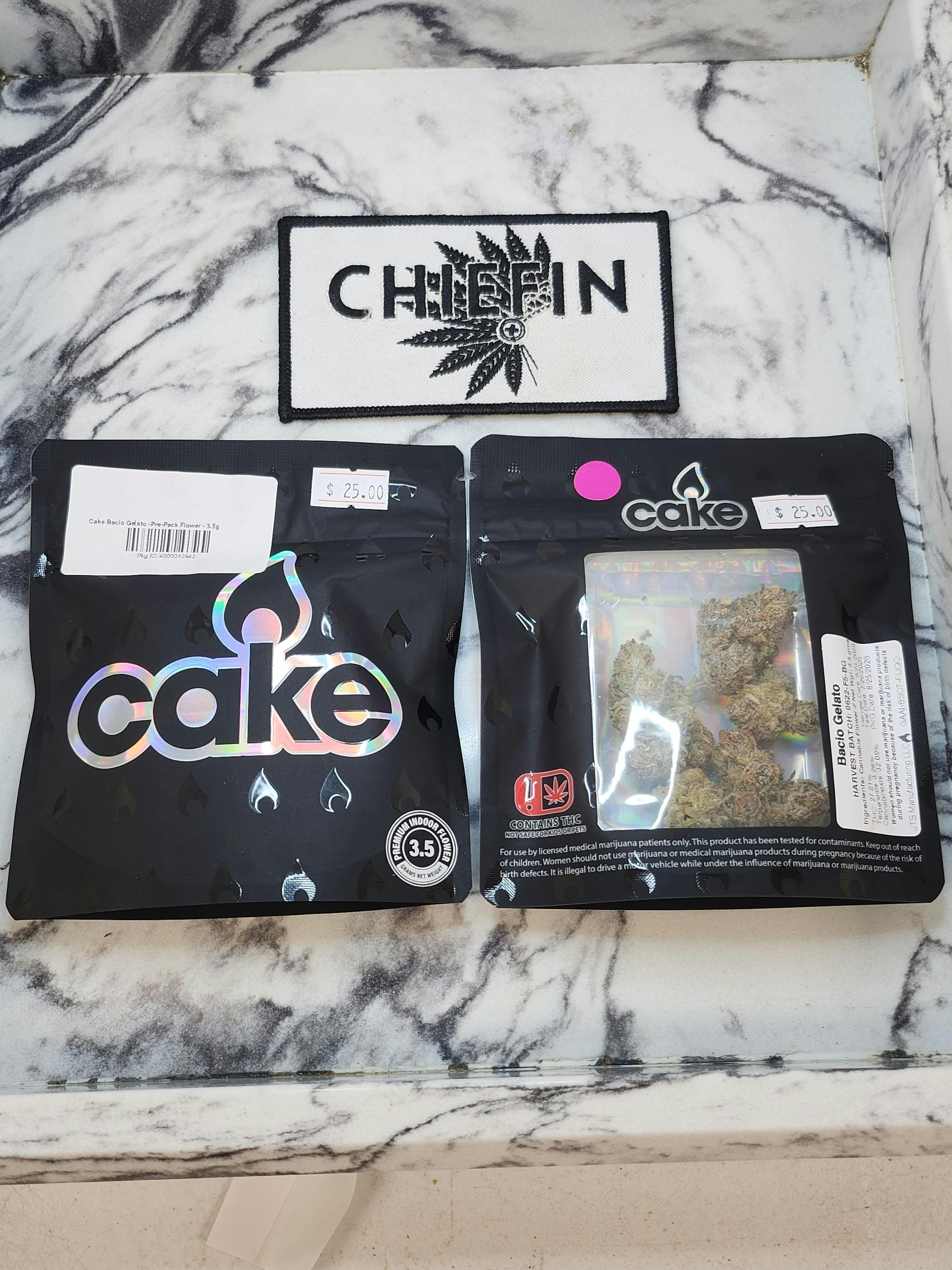 Cake Bacio Gelato -Pre-Pack Flower - 3.5g