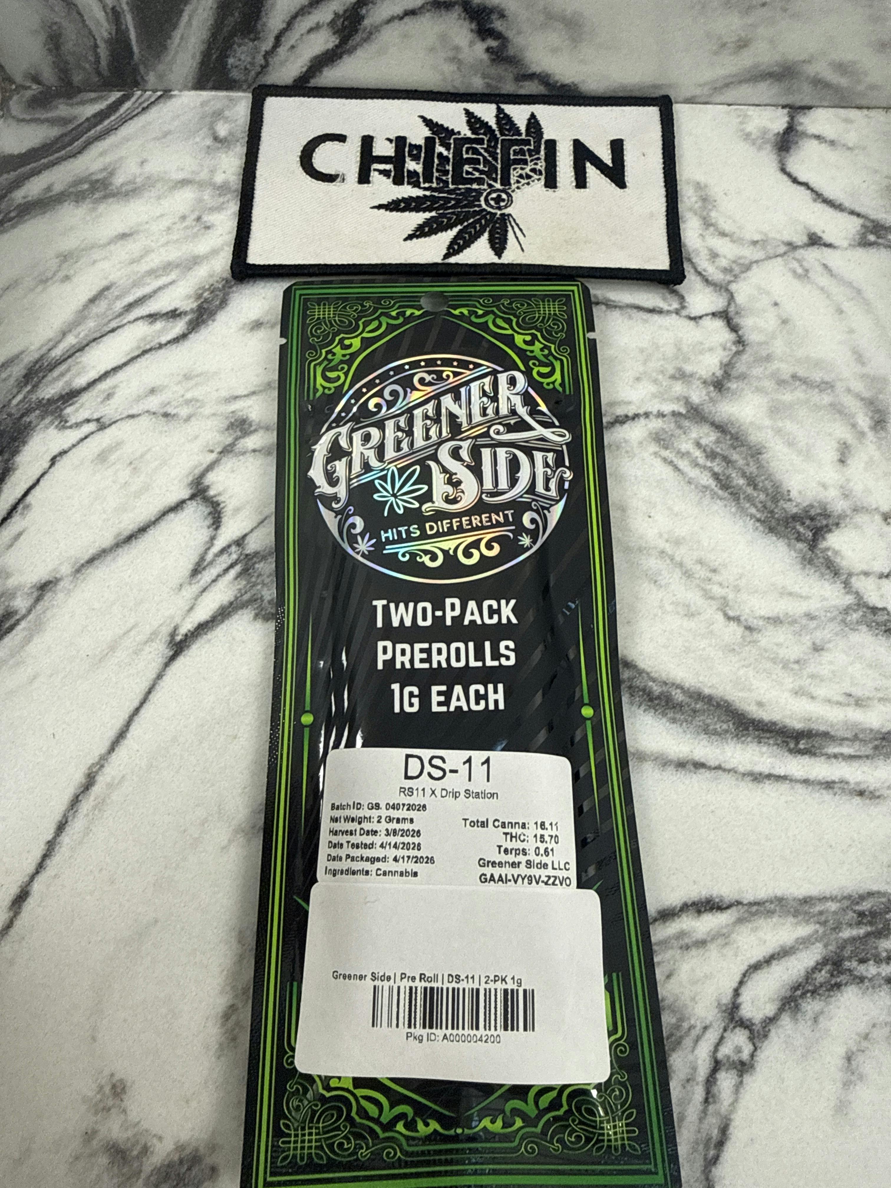 Greener Side | Pre Roll | DS-11 | 2-PK 1g
