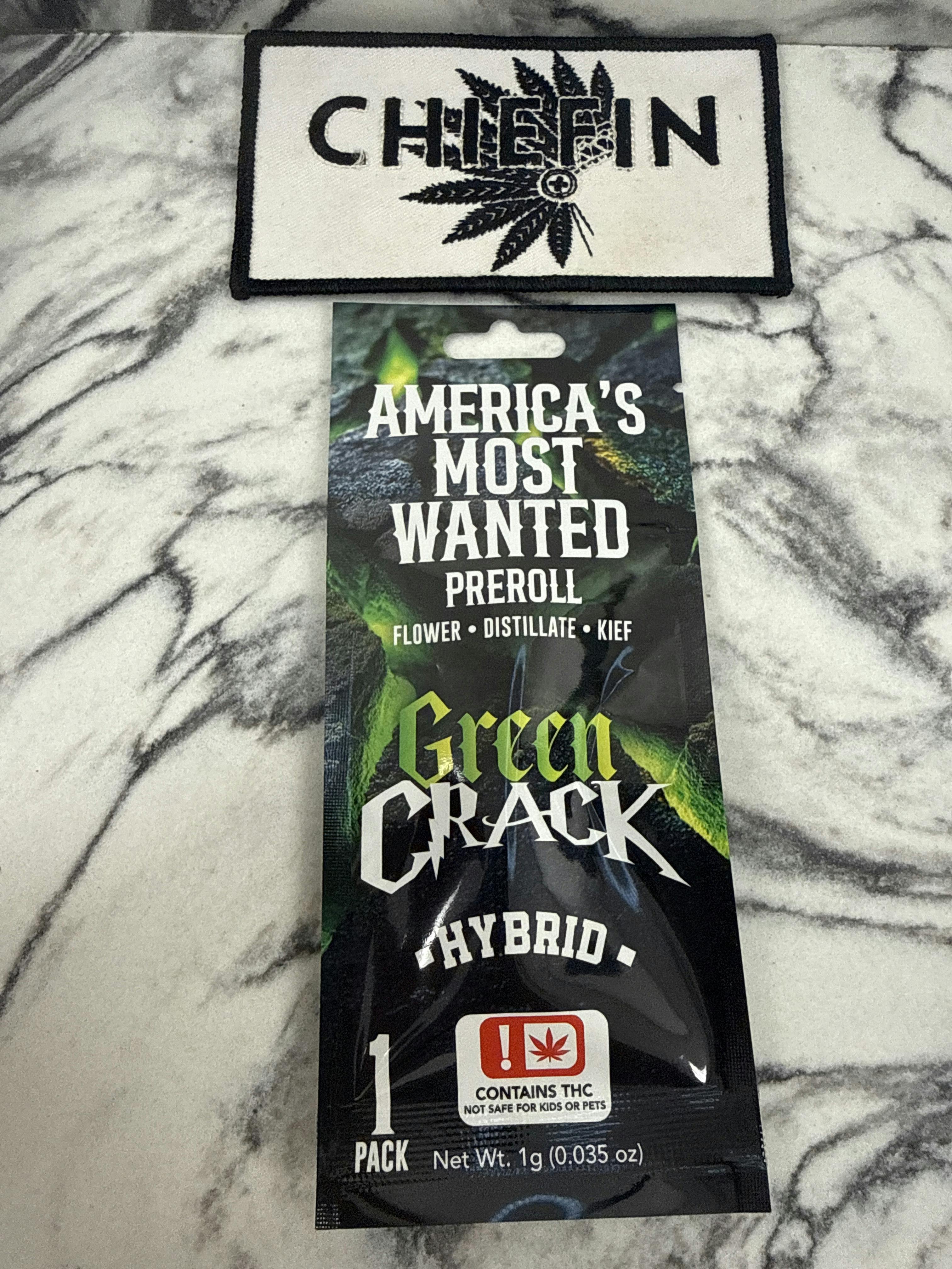 AMW America Most Wanted Green Crack - 1pk
