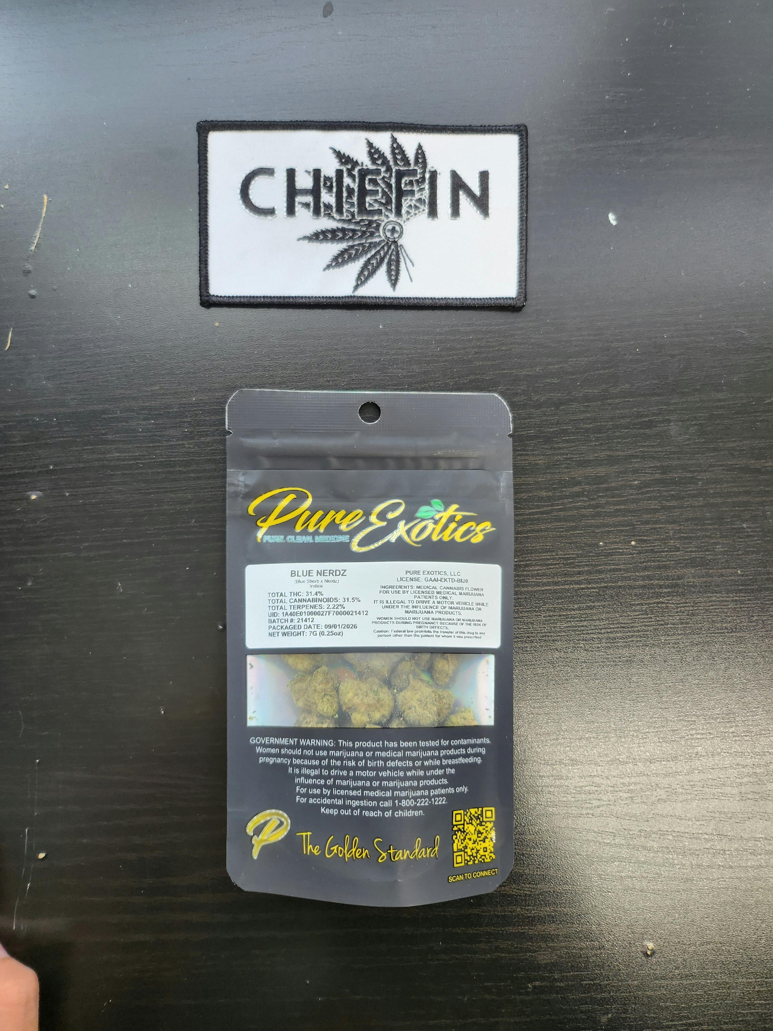 Pur Exotics Blue Nerdz Pre Packaged