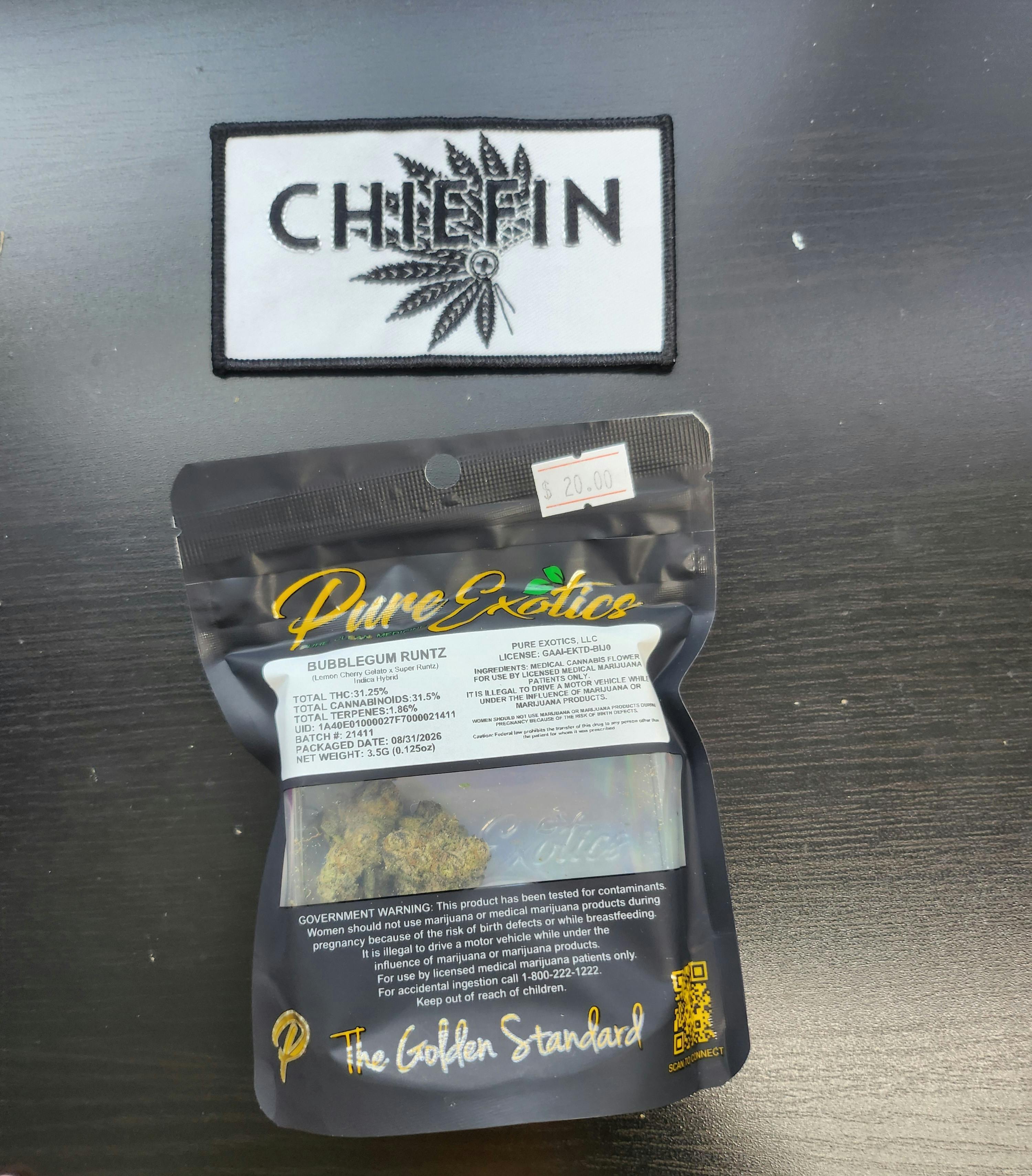 Pur Exotics Bubblegum Runtz - Pre-Packaged 3.5g