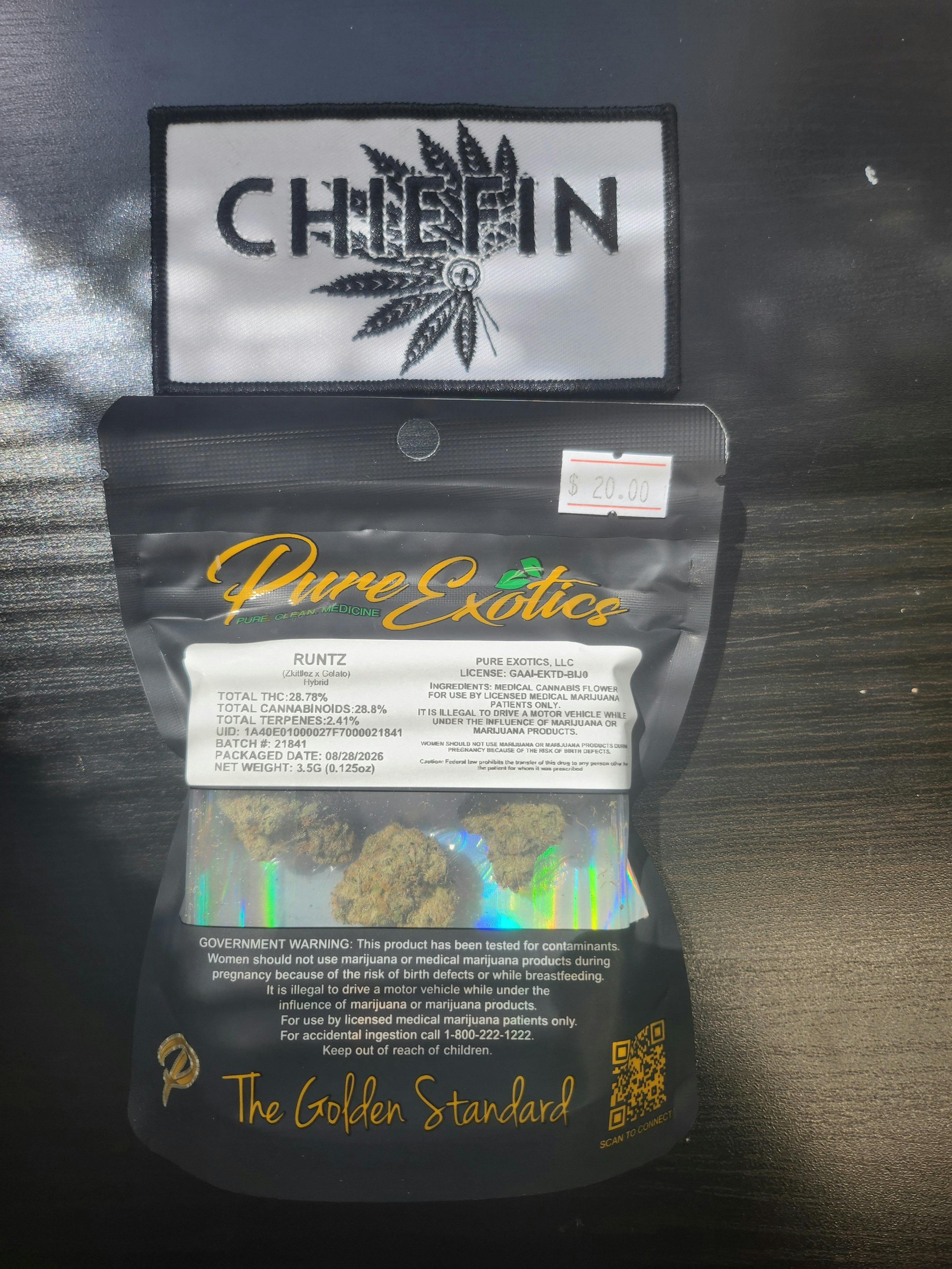 Pur Exotics Runtz - Pre-Packaged 3.5g
